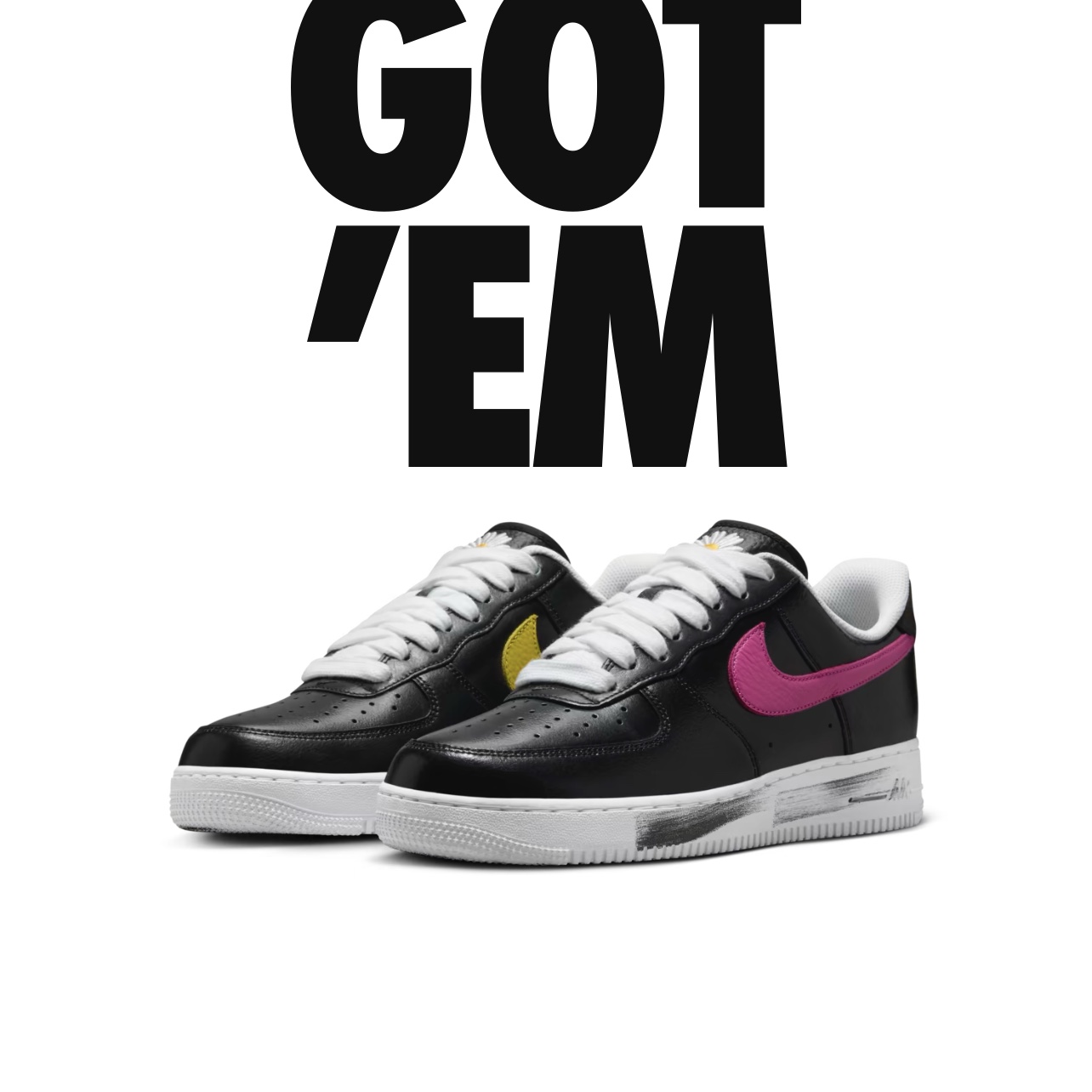 Nike x Peaceminusone Air Force 1 Low Para-Noise 3.0 Black and Multicolor 착용 스타일