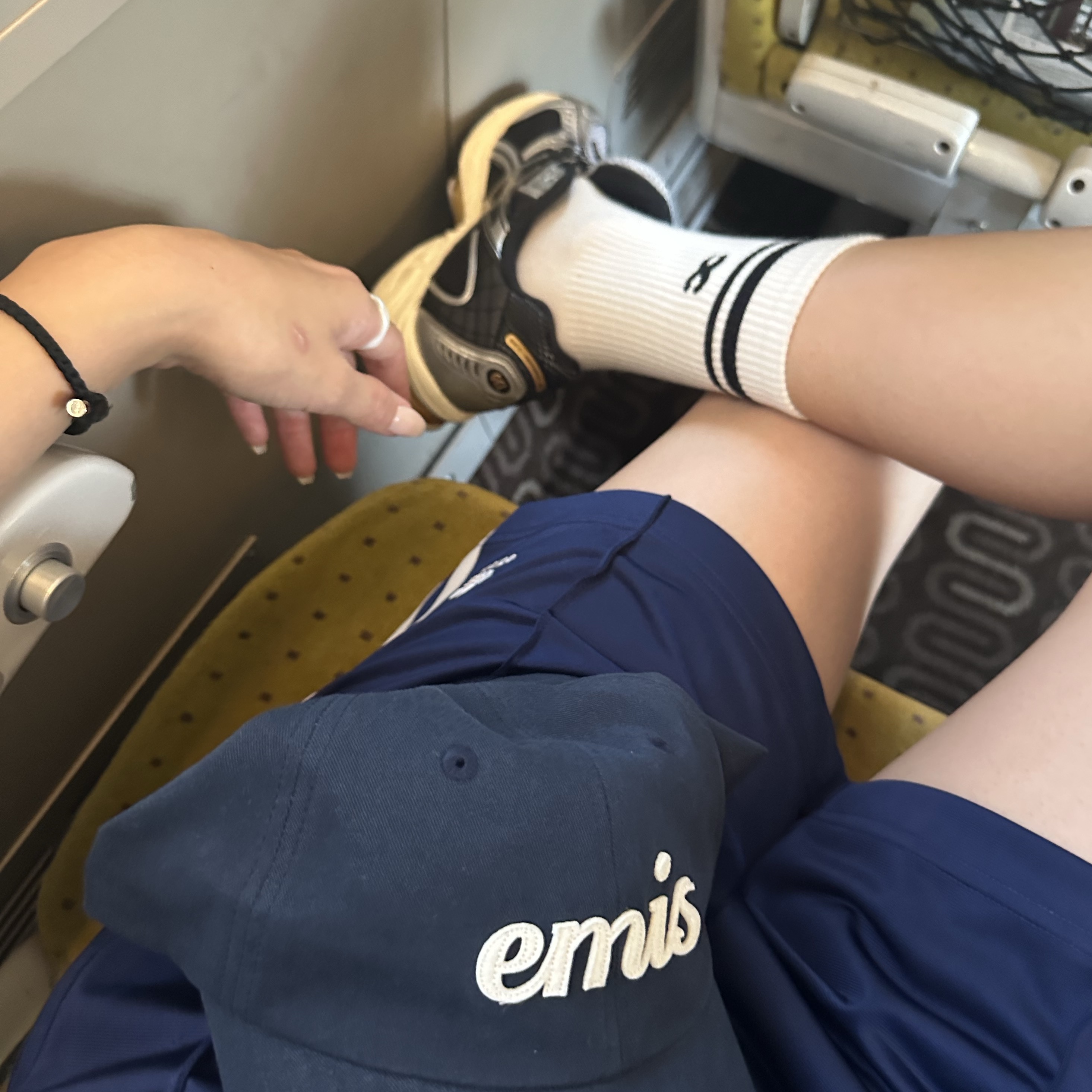 (W) Adidas Firebird Shorts Dark Blue - KR Sizing, Asics Gel-Nimbus 10.1 Piedmont Grey Pure Silver 착용 스타일 - 3