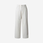 Iro Washed Denim Wide Pants Ivory