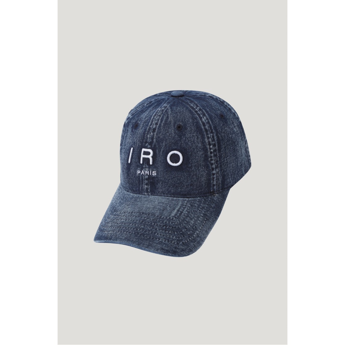 IXRAX24701BUX Iro Troyes Iro Logo Denim Ballcap Blue - #2
