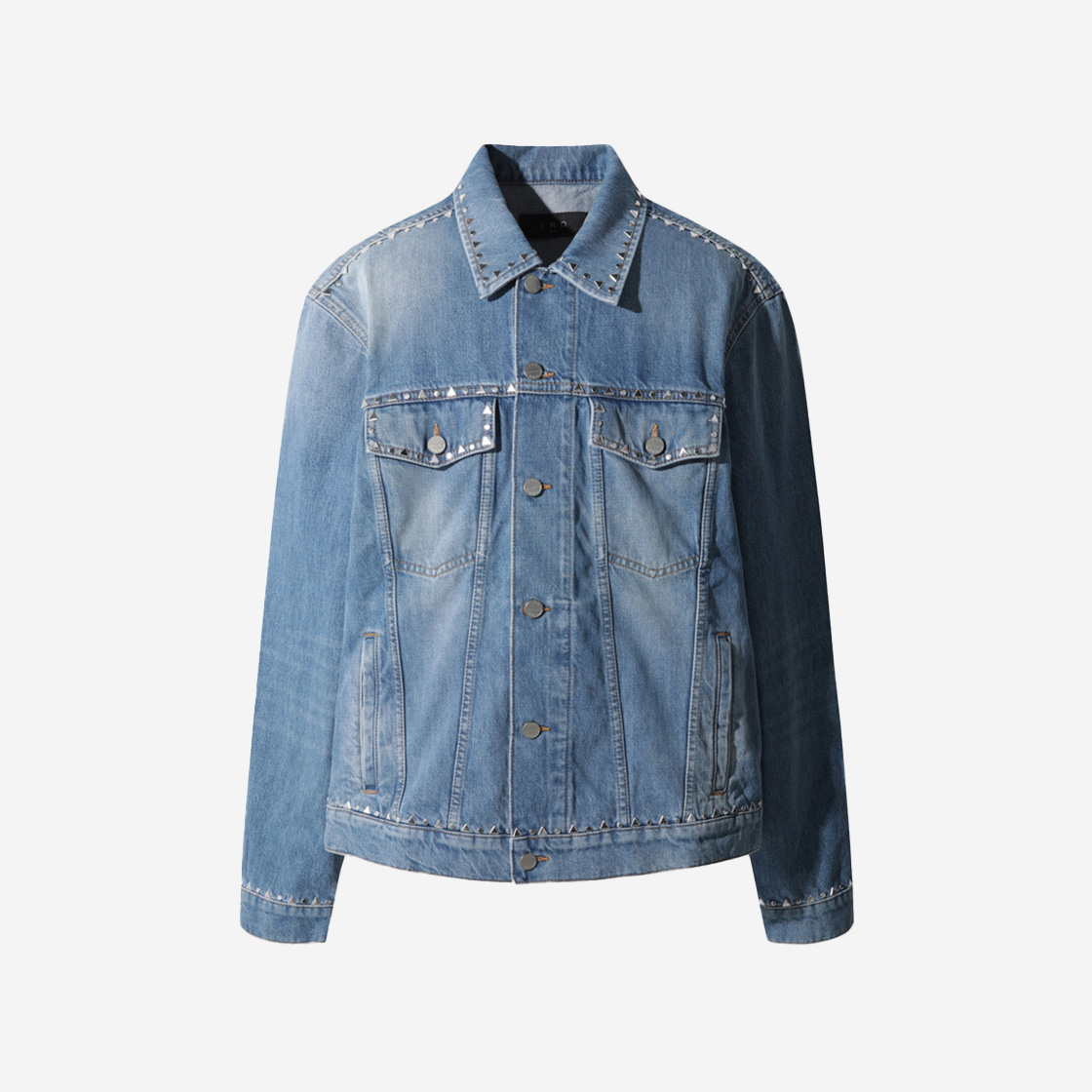 이로 아르투 데님 스터드 트러커 자켓 블루(Iro Artu Denim Stud Trucker Jacket Blue) - 1