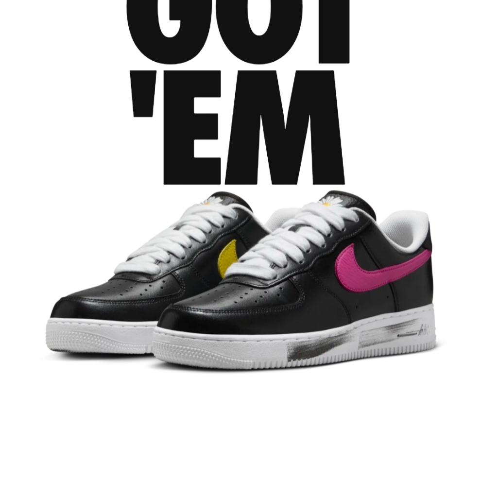 Nike x Peaceminusone Air Force 1 Low Para-Noise 3.0 Black and Multicolor 착용 스타일