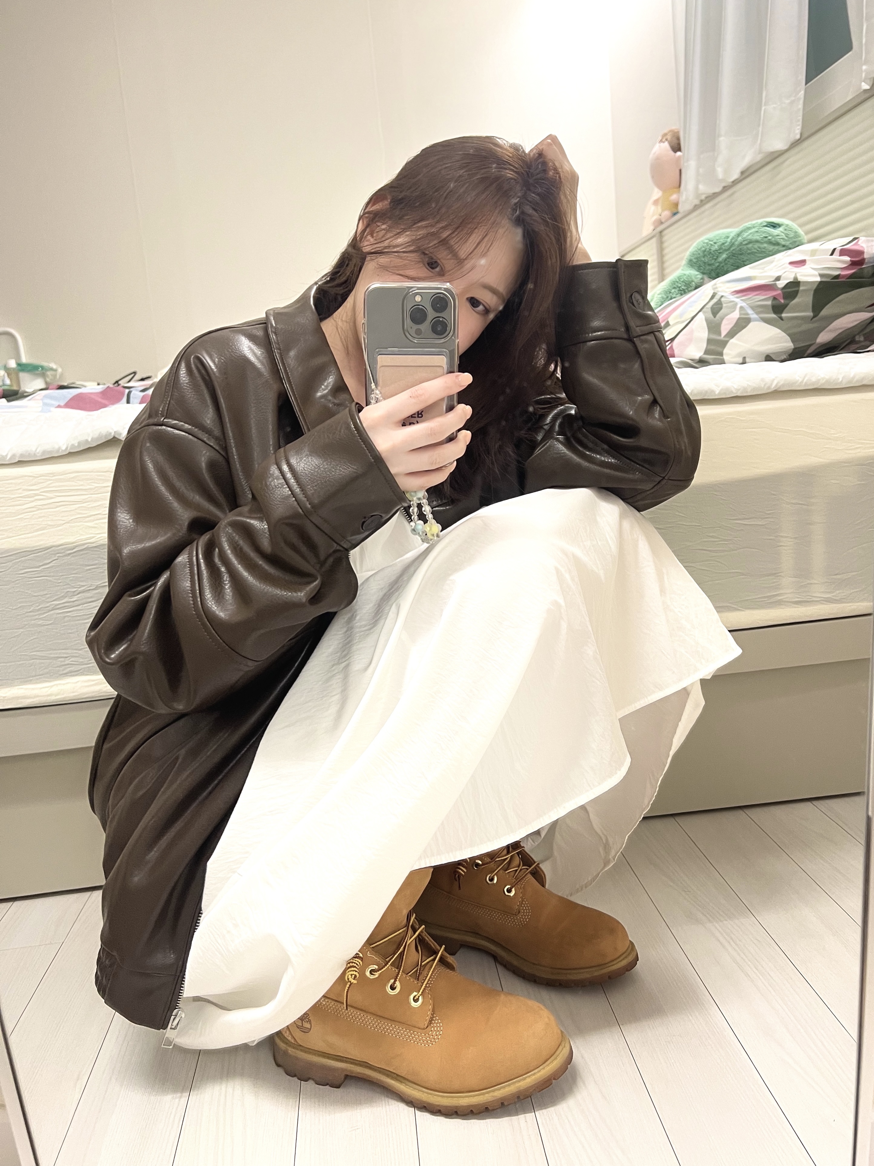 Timberland Premium 6 inch Waterproof Boot Wheat Nubuck - Wide, (W) Timberland 6 Inch Premium Waterproof Boot Wheat Nubuck - Wide 착용 스타일