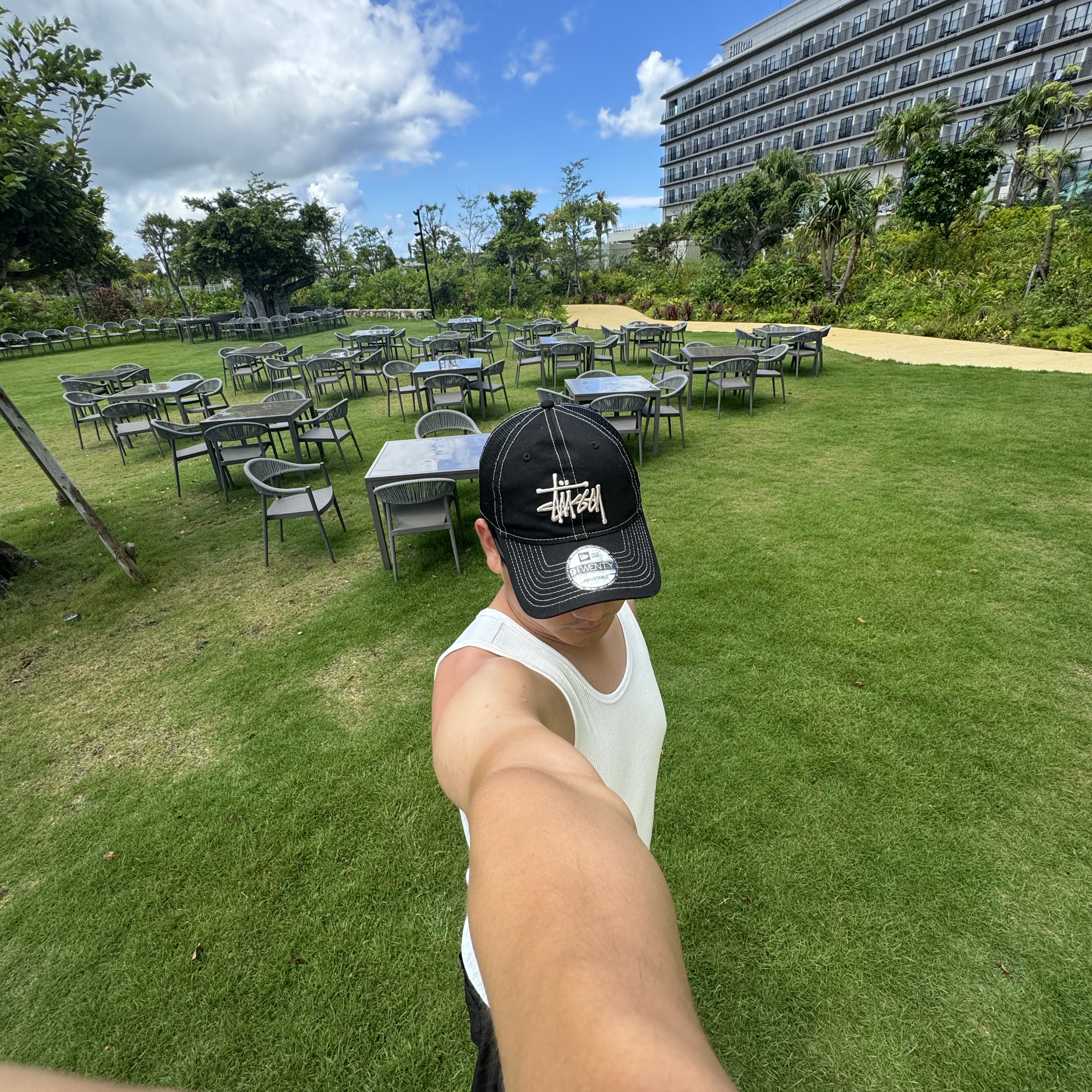 Stussy New Era 9twenty Basic Trucker Black 착용 스타일 - 1