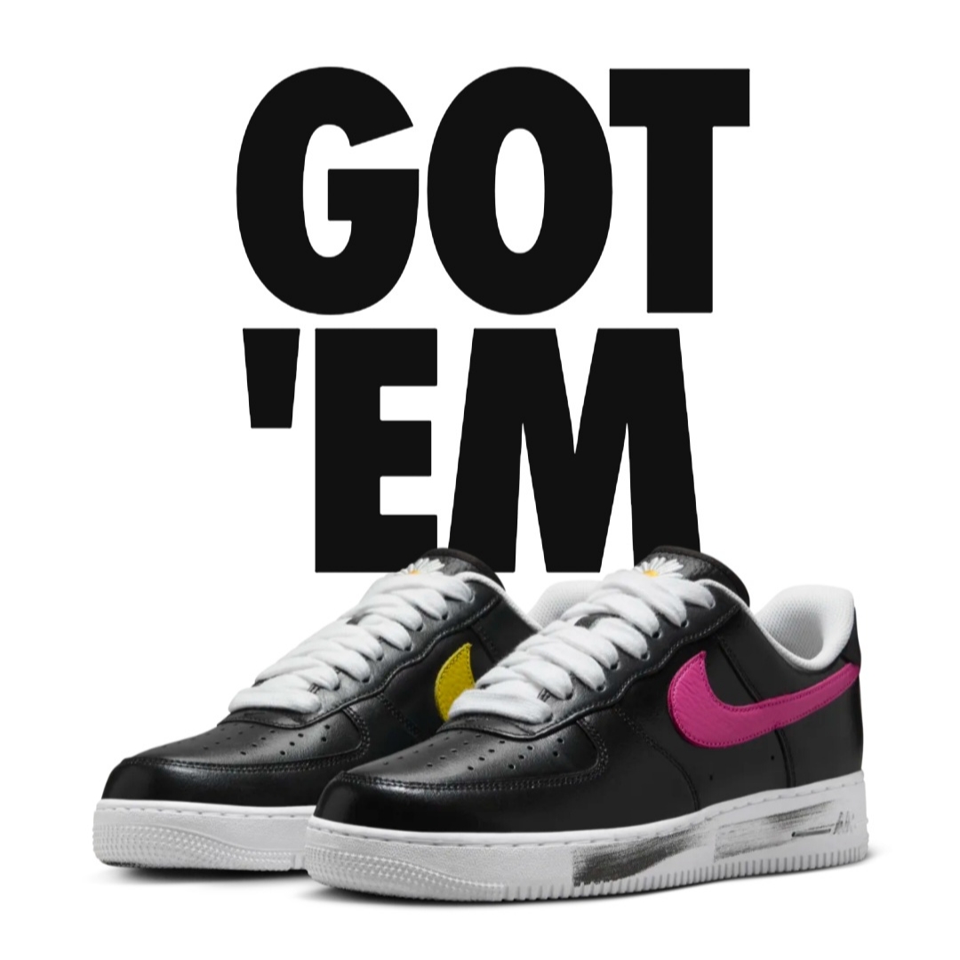 Nike x Peaceminusone Air Force 1 Low Para-Noise 3.0 Black and Multicolor 착용 스타일