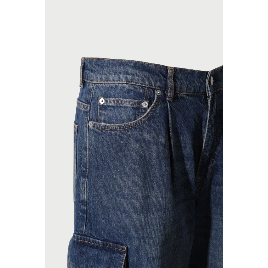 이로 아란 카고 포켓 데님 팬츠 블루(Iro Aran Denim Pants Blue) - 5