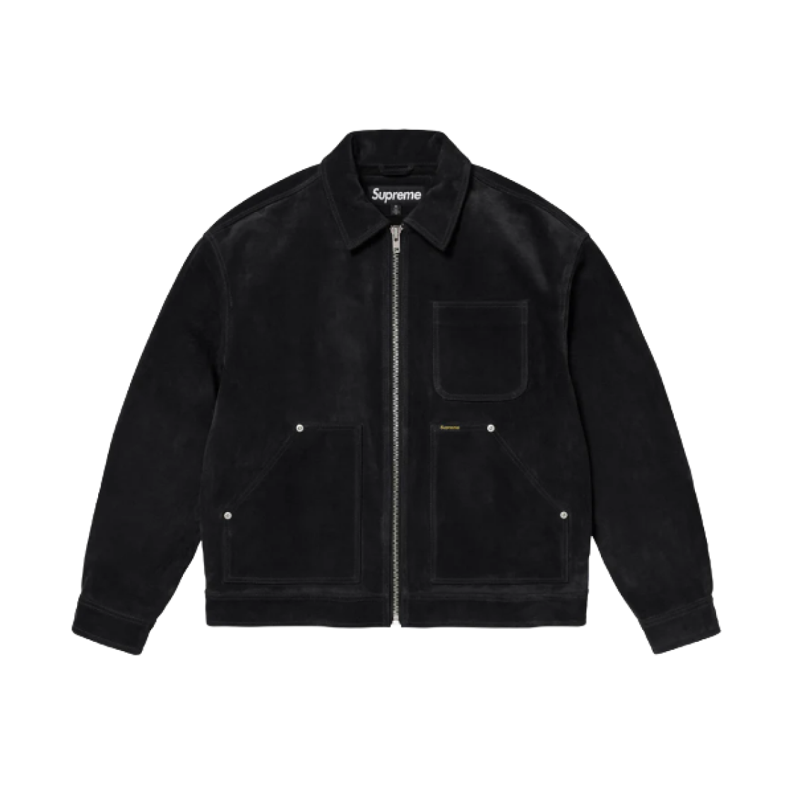슈프림 스웨이드 워크 자켓 블랙 - 24FW | Supreme | KREAM 슈프림 스웨이드 워크 자켓 블랙 - 24FW | Supreme | KREAM