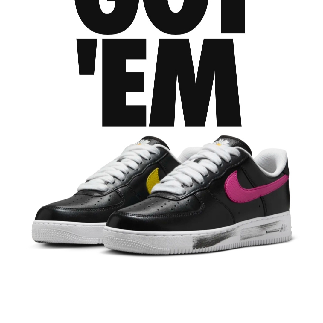 Nike x Peaceminusone Air Force 1 Low Para-Noise 3.0 Black and Multicolor 착용 스타일