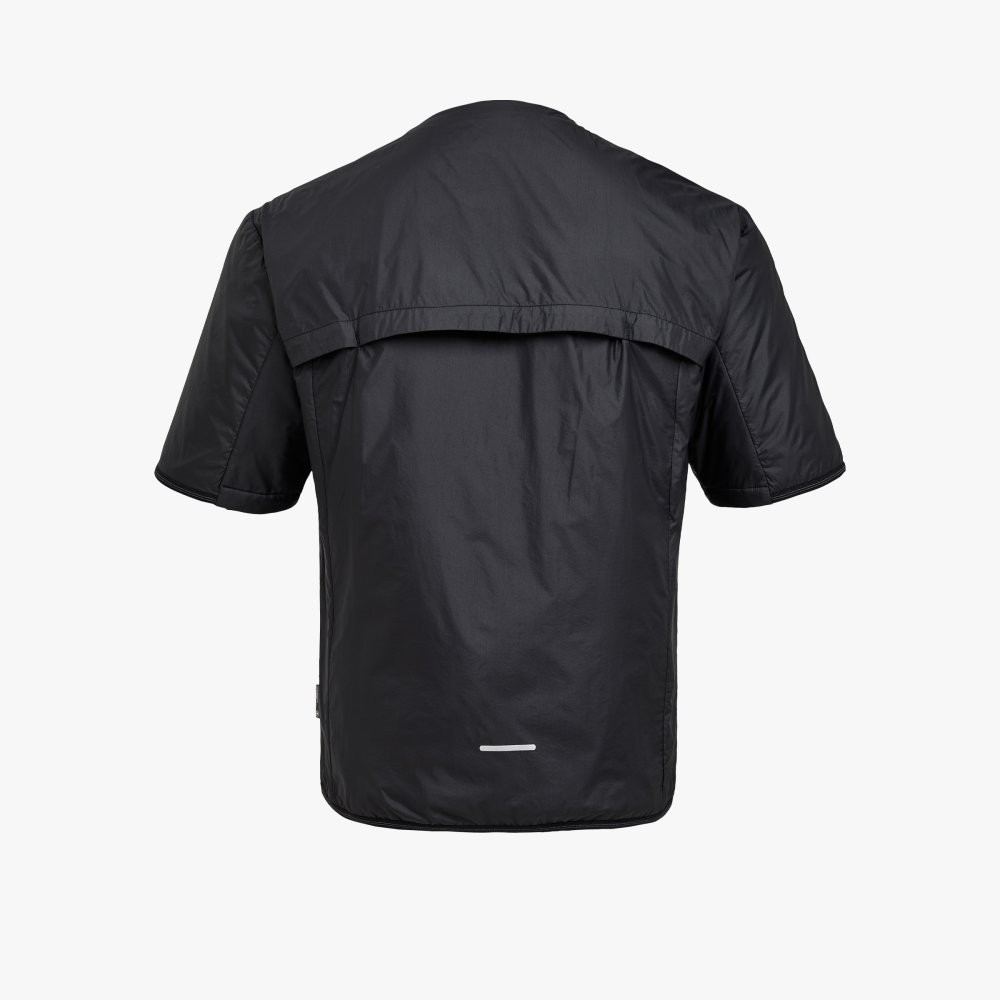 PRO-SPECS Short Sleeve Padded Cover-Up 2.0 Running Jacket Black 상세 이미지 2