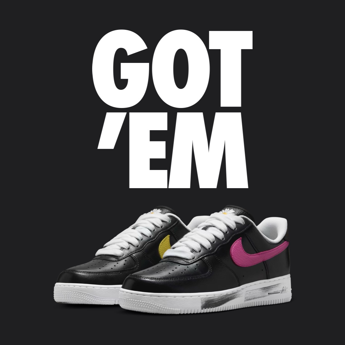 Nike x Peaceminusone Air Force 1 Low Para-Noise 3.0 Black and Multicolor 착용 스타일