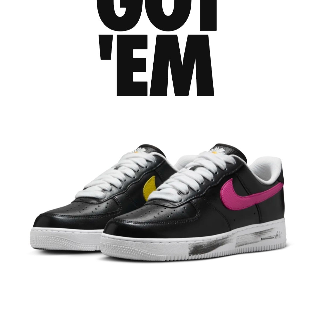 Nike x Peaceminusone Air Force 1 Low Para-Noise 3.0 Black and Multicolor 착용 스타일