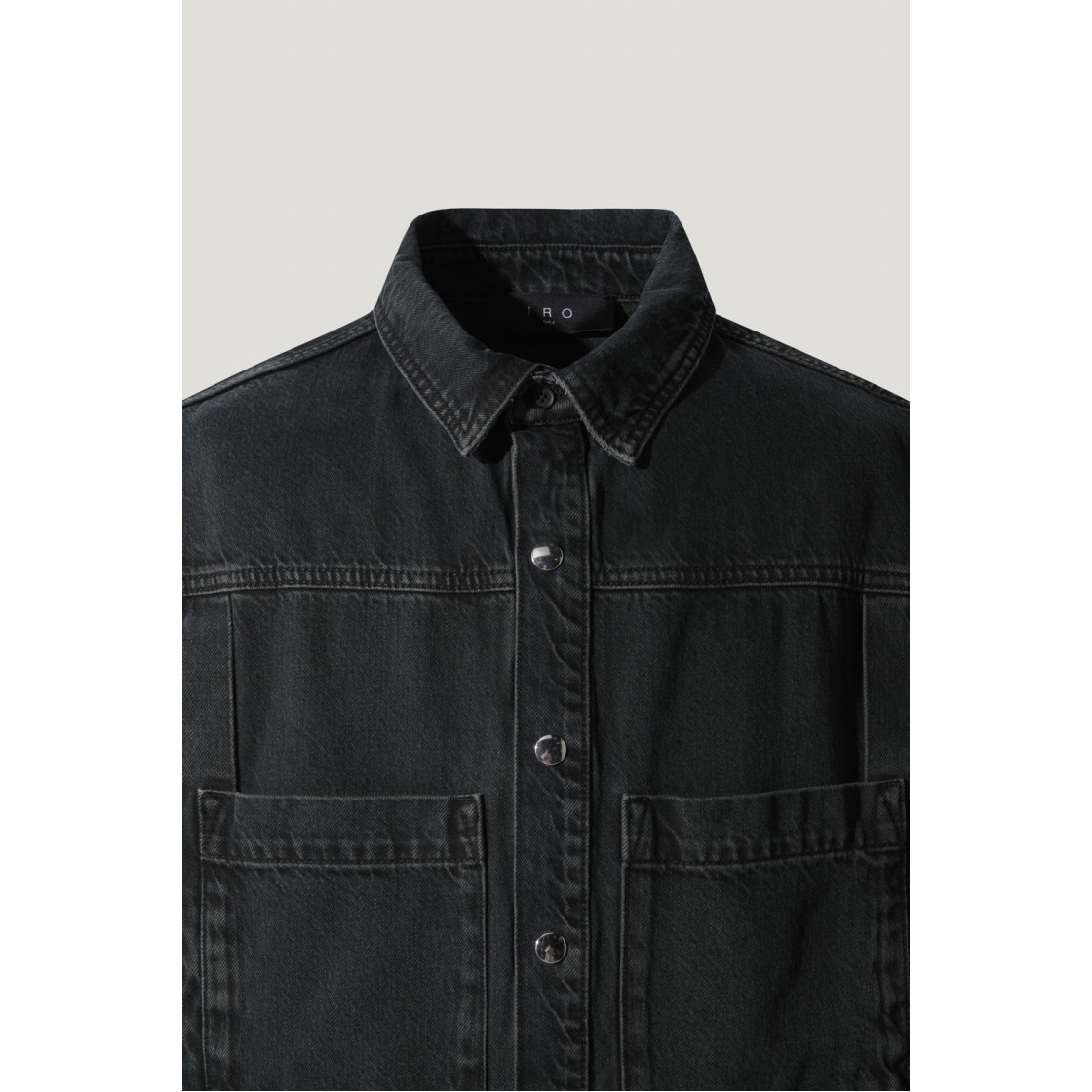 이로 코세스페 데님 오버 셔츠 자켓 그레이(Iro Kossespe Denim Overshirts Jacket Grey) - 4