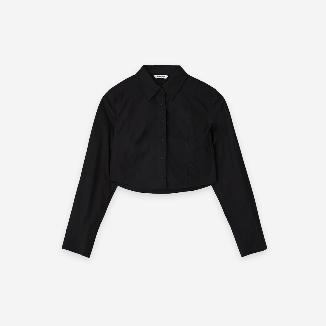 10032020002 Answerisyes Curve crop shirt