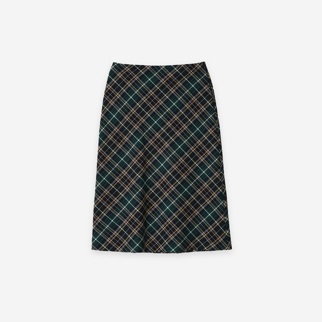 10031820001 Answerisyes Check midi flare skirt Navy