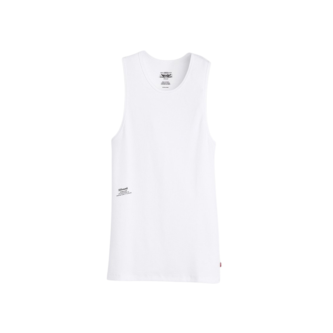 Levi's x JJJJound Tank Top White 상세 이미지 1