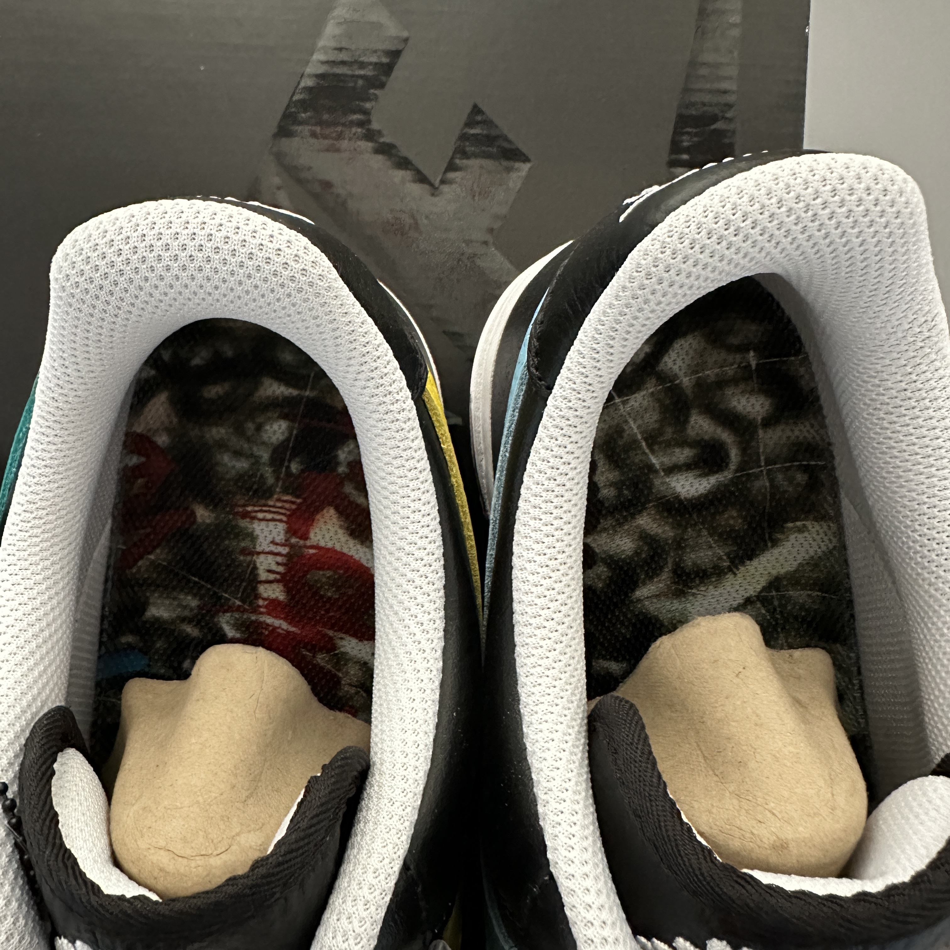Nike x Peaceminusone Air Force 1 Low Para-Noise 3.0 Black and Multicolor 착용 스타일 - 4