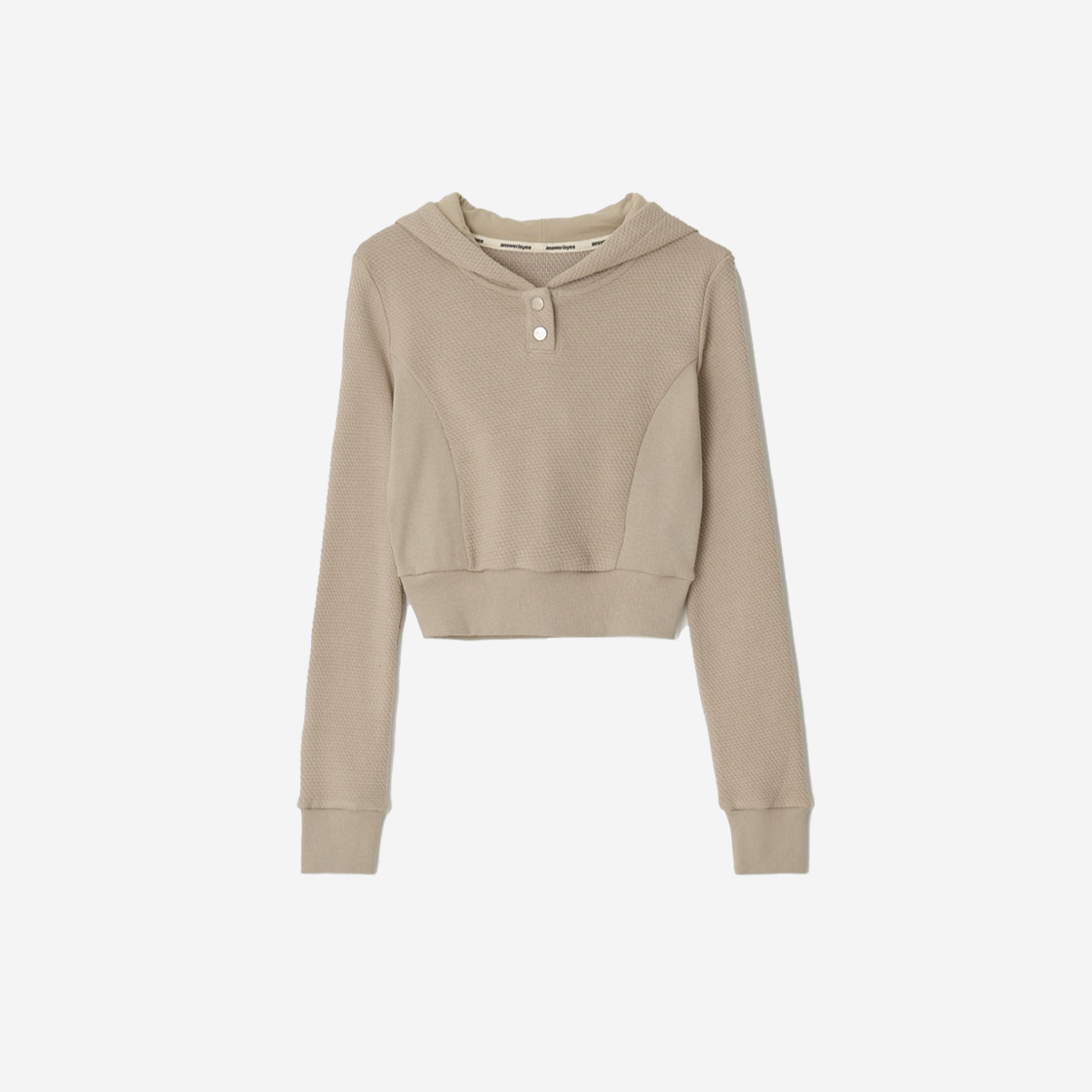 10007020003 Answerisyes Rhea Crop Hoodie