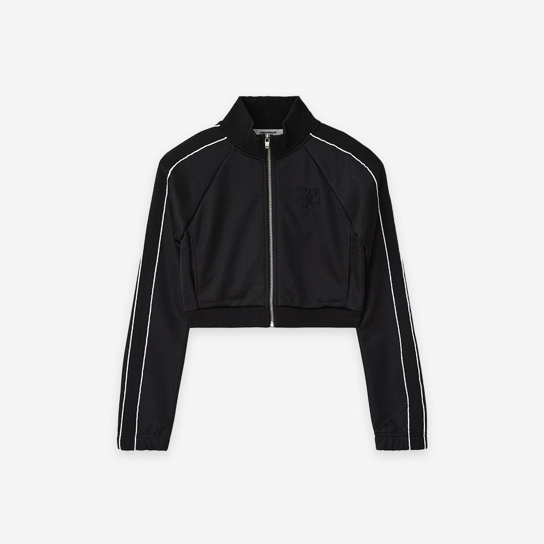 10032320001 Answerisyes Shiny band zip up