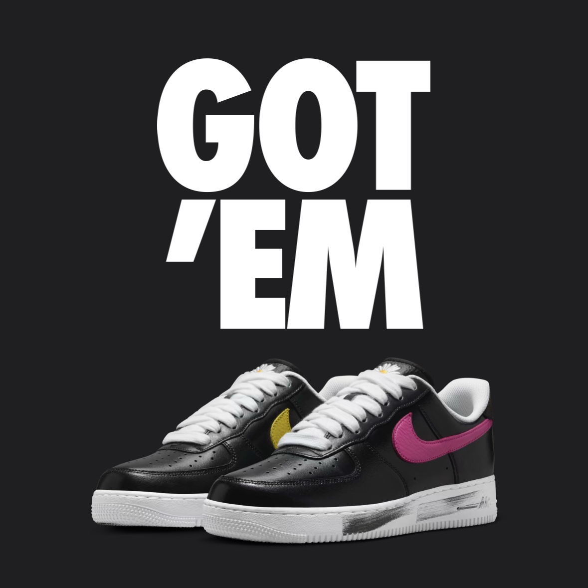 Nike x Peaceminusone Air Force 1 Low Para-Noise 3.0 Black and Multicolor 착용 스타일