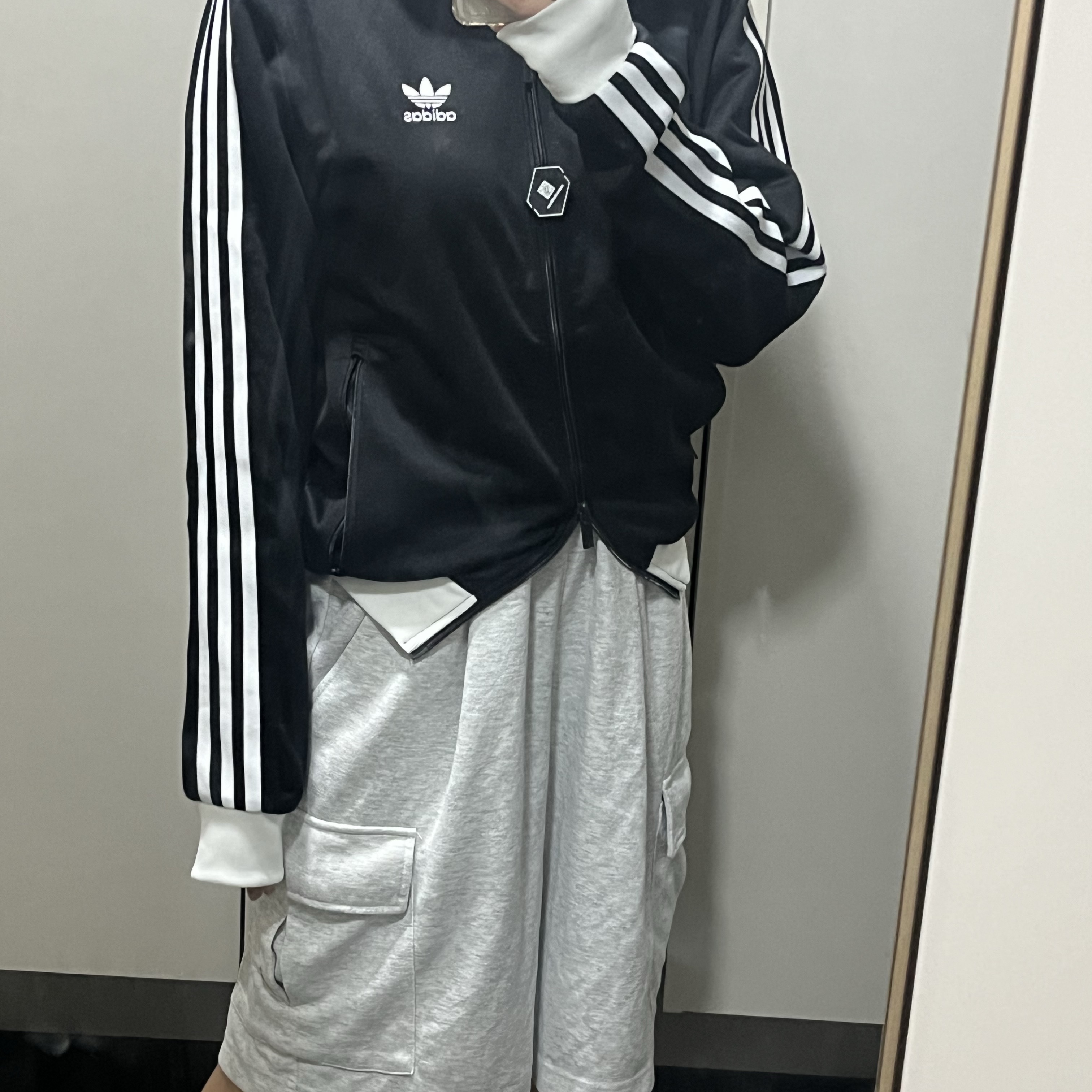 Adidas Adicolor Classics Beckenbauer Track Jacket Black - KR Sizing 착용 스타일 - 1