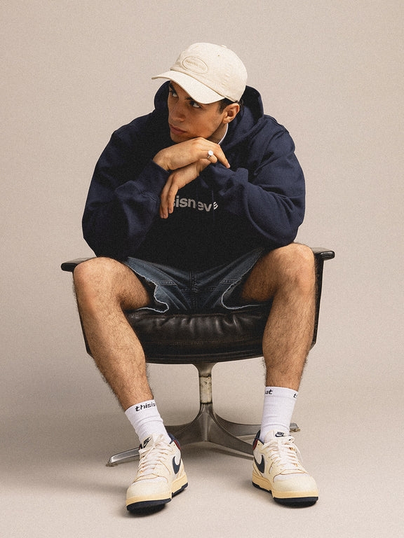 Nike Mac Attack Premium Coconut Milk and Midnight Navy 착용 스타일 - 4