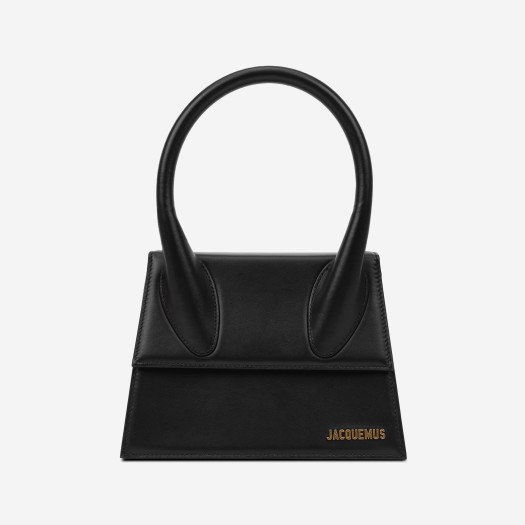 Jacquemus Le Grand Chiquito Large Leather Handbag Black