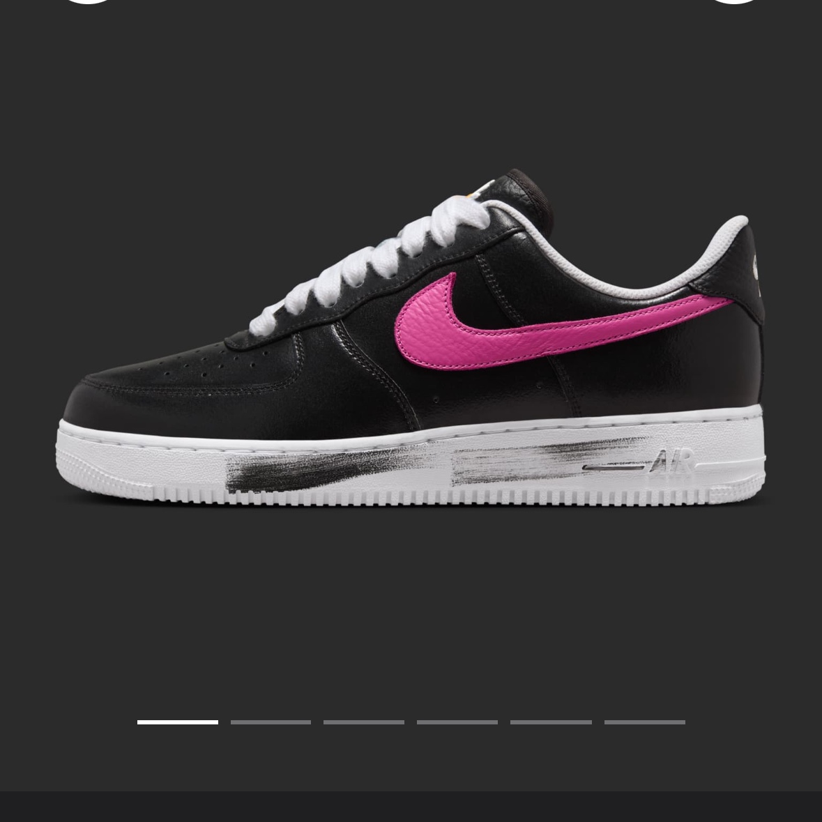 Nike x Peaceminusone Air Force 1 Low Para-Noise 3.0 Black and Multicolor 착용 스타일