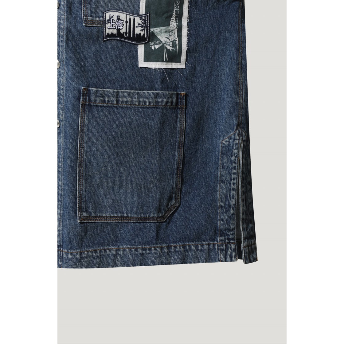 이로 빅 포켓 데님 자켓 블루(Iro Big Pocket Denim Jacket Blue) - 5