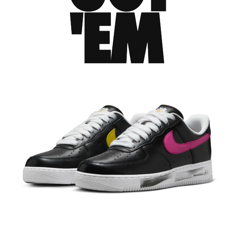 Nike x Peaceminusone Air Force 1 Low Para-Noise 3.0 Black and Multicolor 착용 스타일