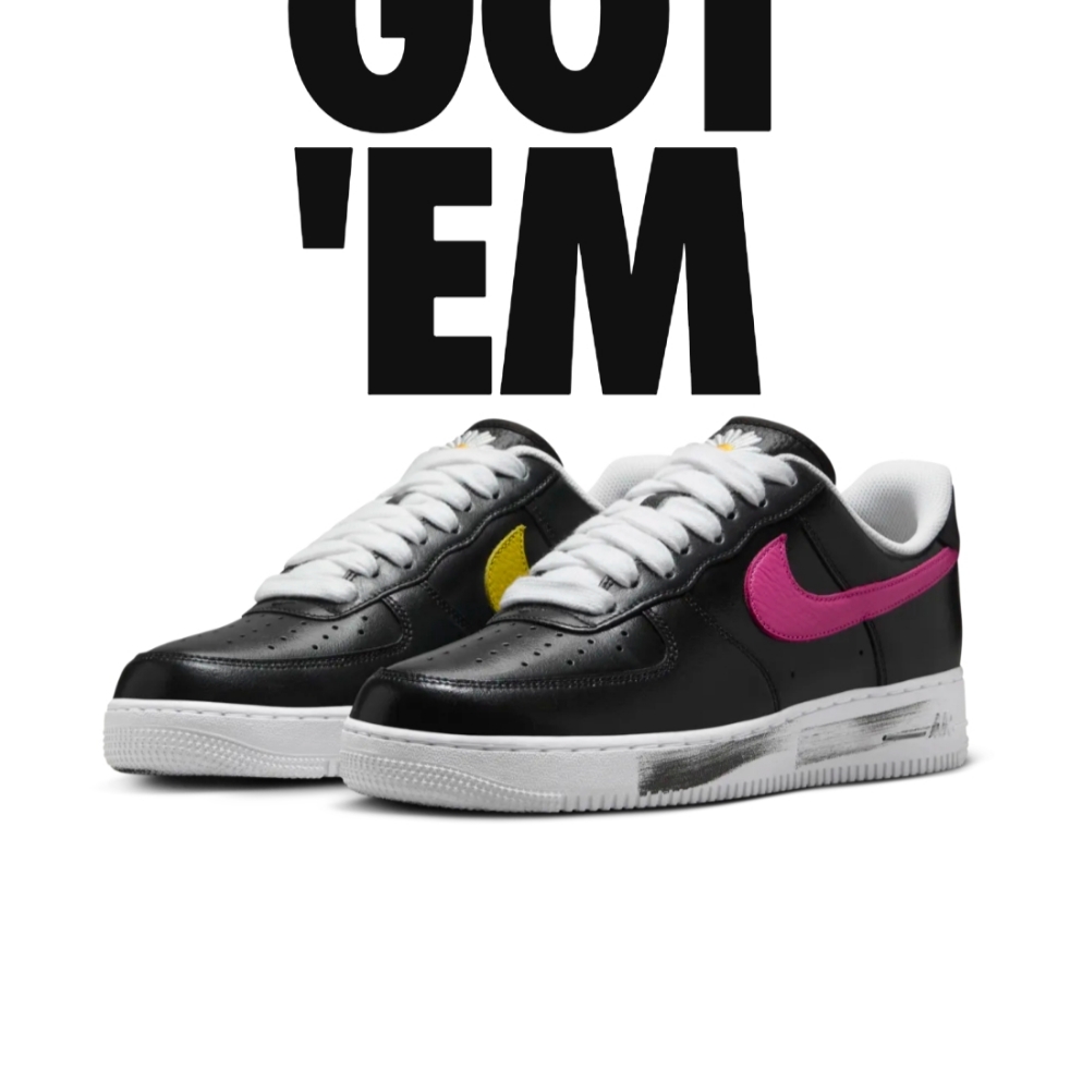 Nike x Peaceminusone Air Force 1 Low Para-Noise 3.0 Black and Multicolor 착용 스타일