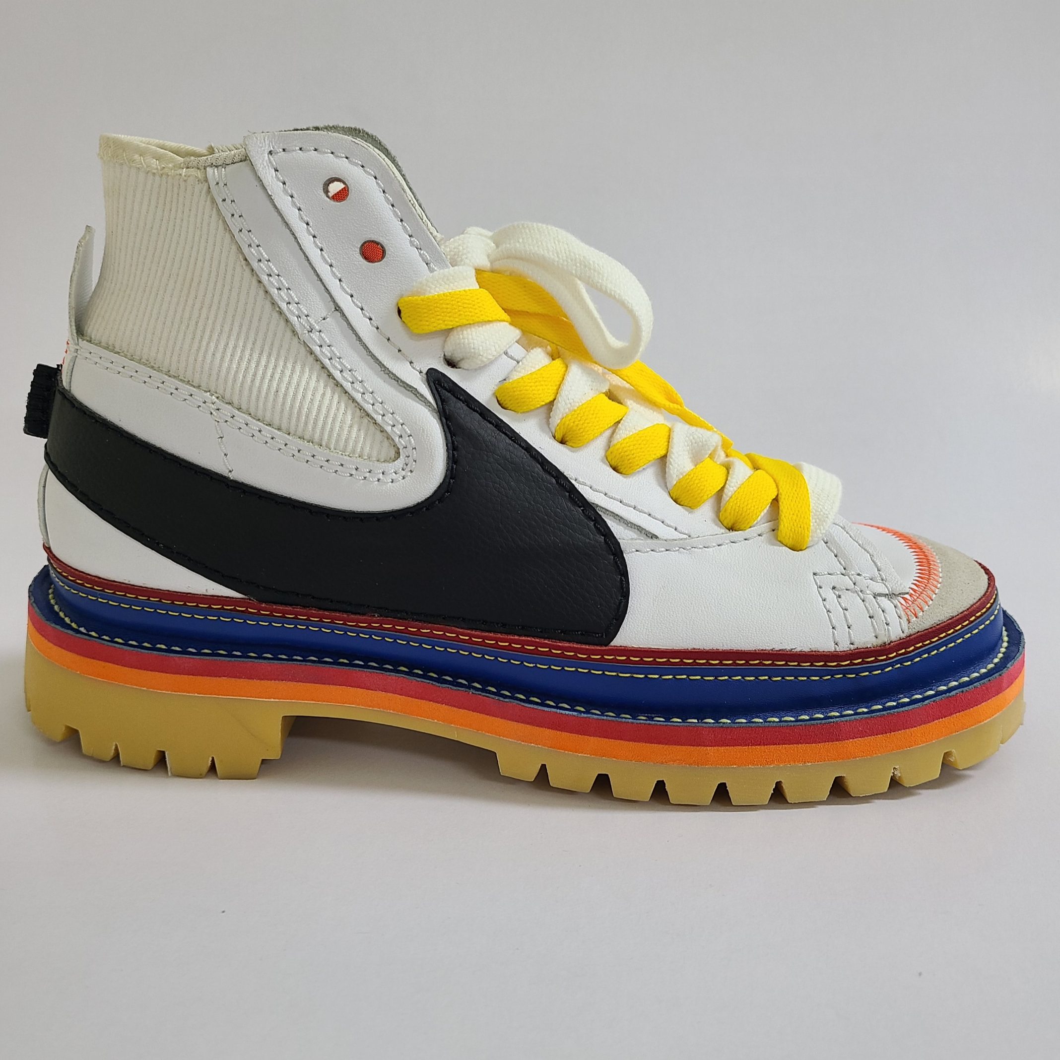 Nike Blazer Mid '77 Jumbo White and Black, (W) Nike Blazer Mid '77 Jumbo White Black 착용 스타일 - 4