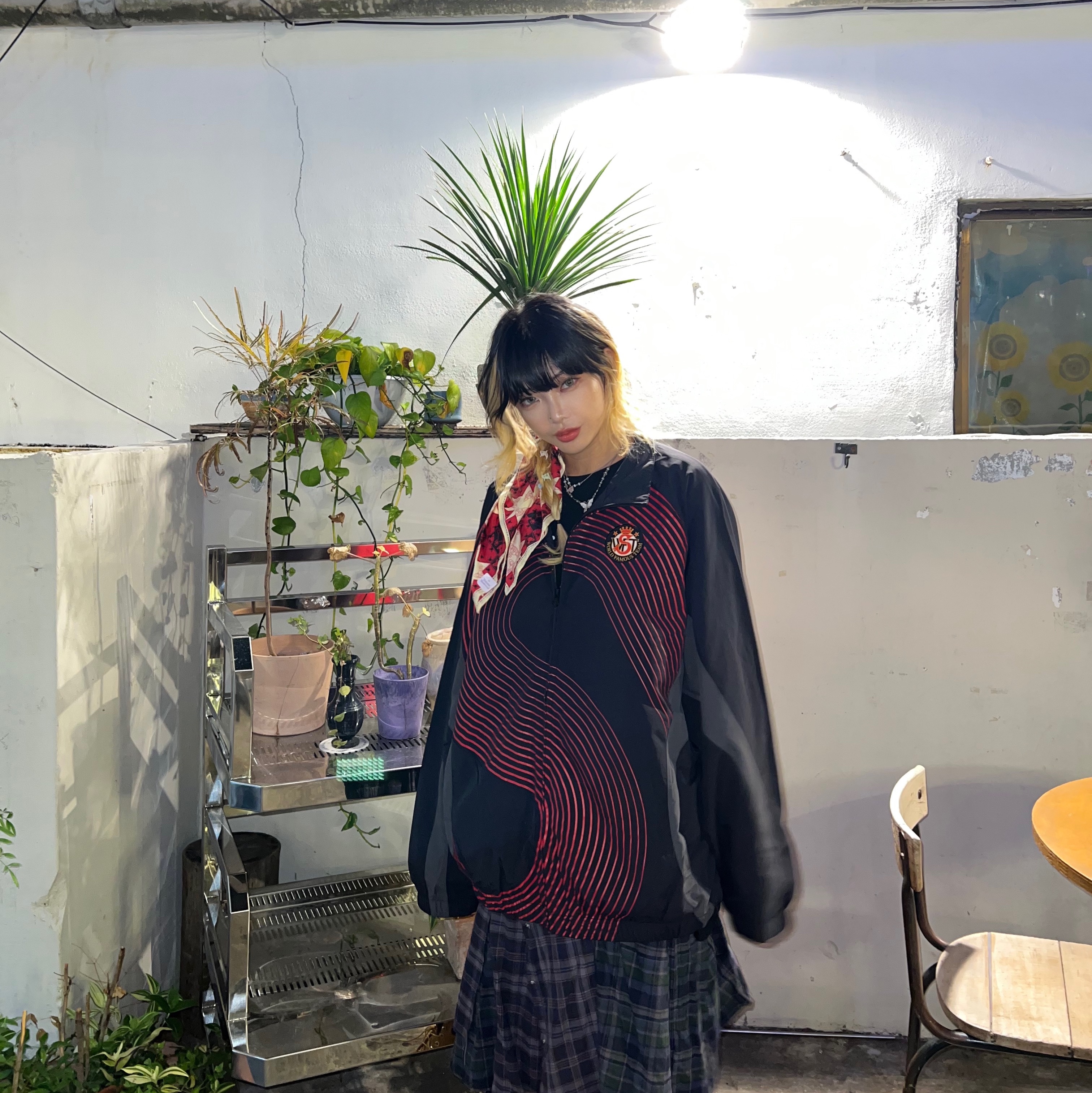 Supreme S Logo Track Jacket Black - 24FW 착용 스타일 - 2