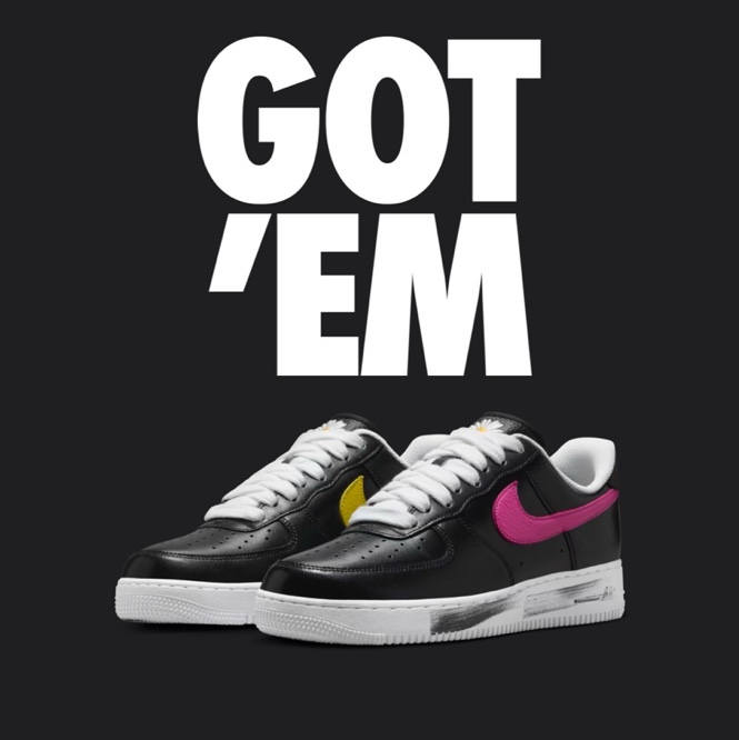 Nike x Peaceminusone Air Force 1 Low Para-Noise 3.0 Black and Multicolor 착용 스타일 - 1