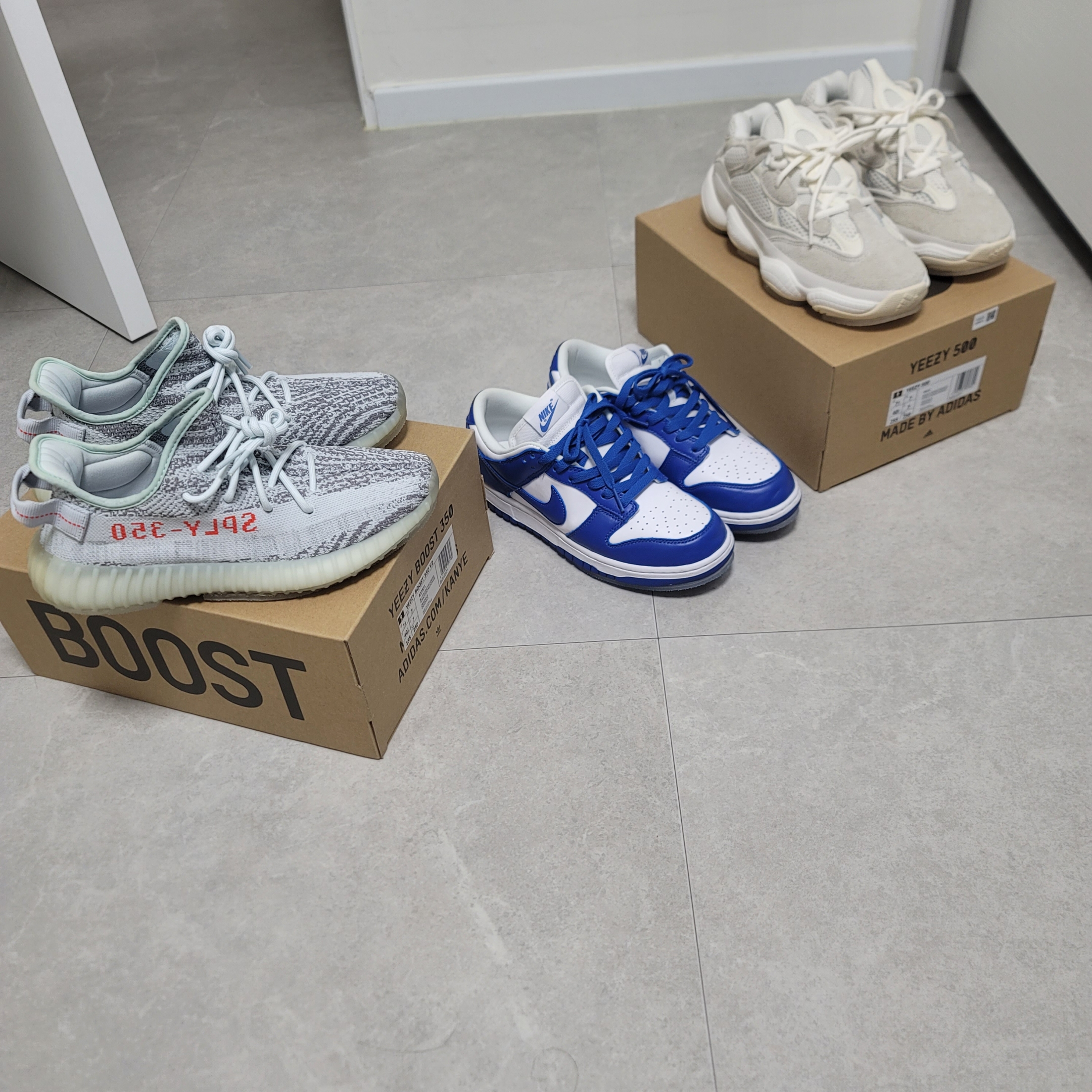 Nike Dunk Low SP Kentucky 2022, Jordan 1 Low SE Concord 착용 스타일 - 8