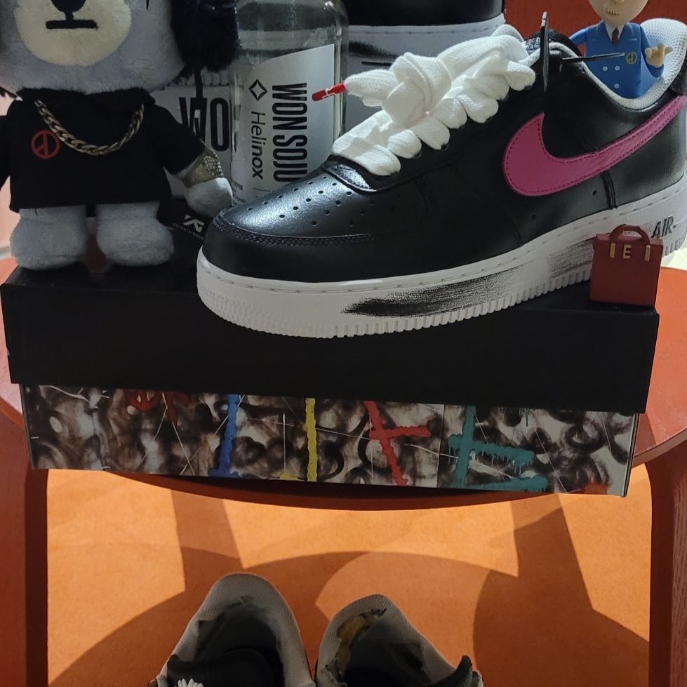 Nike x Peaceminusone Air Force 1 Low Para-Noise 3.0 Black and Multicolor, Nike x Peaceminusone Air Force 1 Low Para-Noise 착용 스타일 - 2