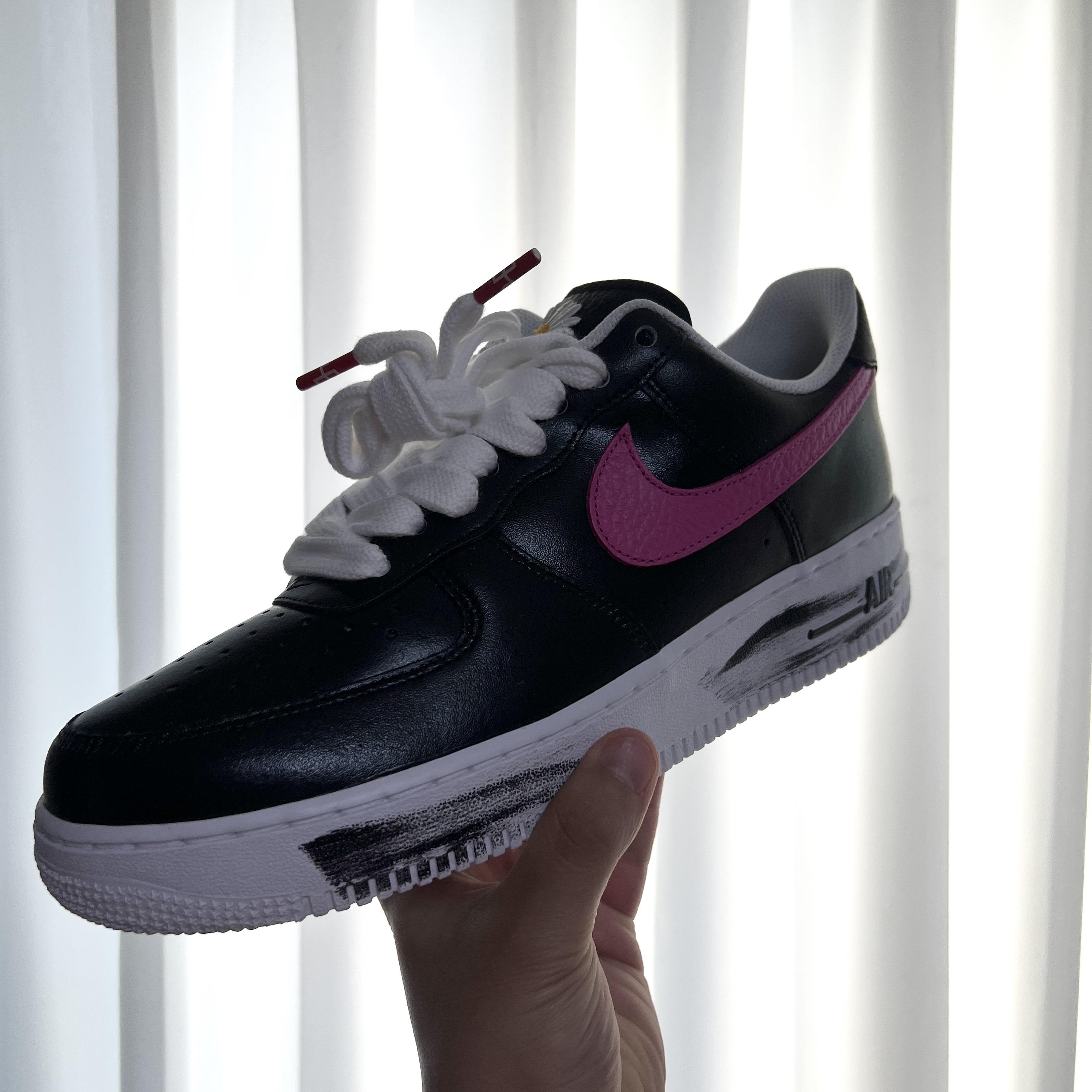 Nike x Peaceminusone Air Force 1 Low Para-Noise 3.0 Black and Multicolor 착용 스타일 - 1