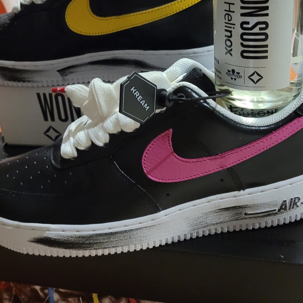 Nike x Peaceminusone Air Force 1 Low Para-Noise 3.0 Black and Multicolor, Nike x Peaceminusone Air Force 1 Low Para-Noise 착용 스타일 - 5