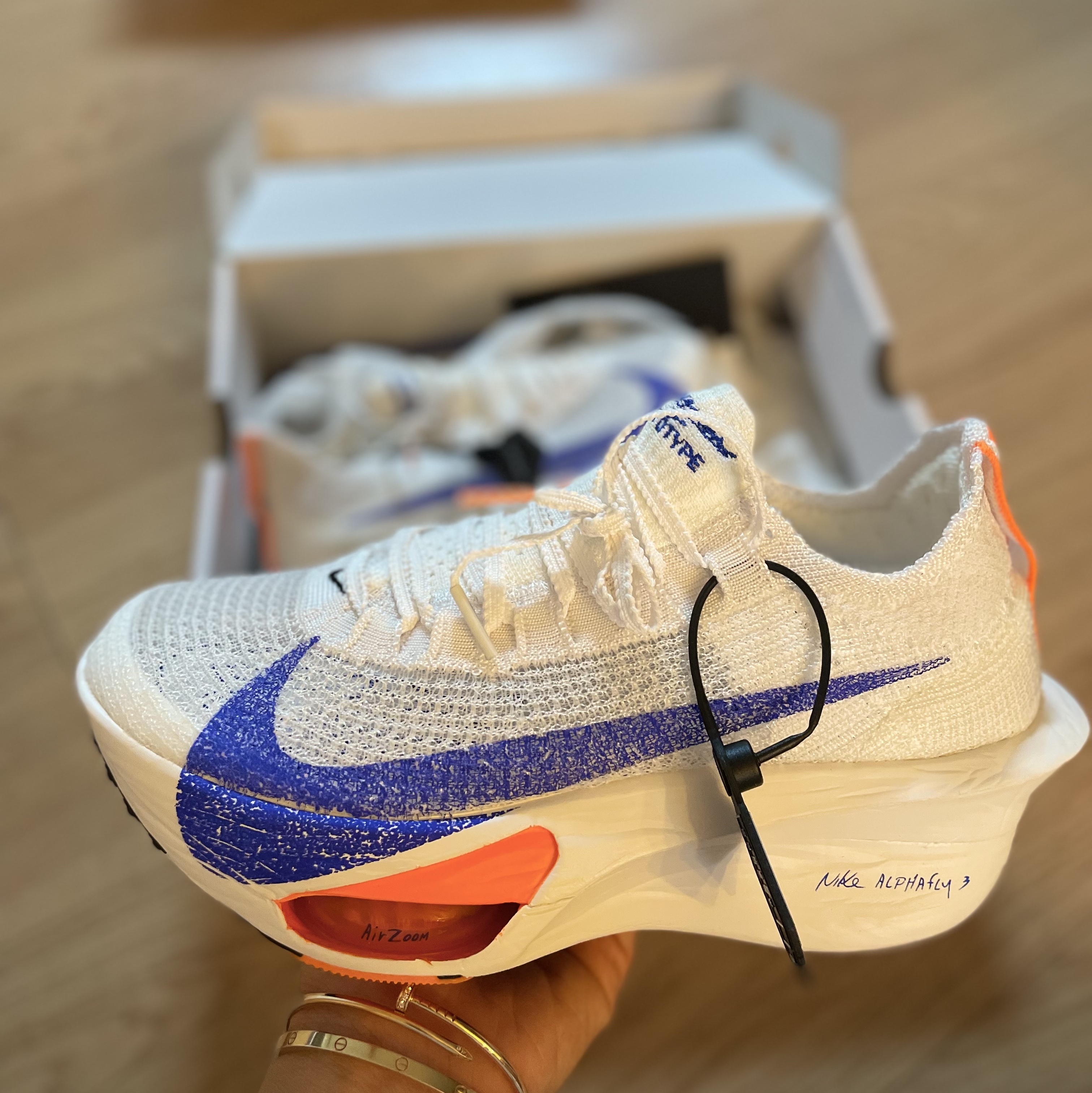 (W) Nike Air Zoom Alphafly Next% 3 Blueprint 착용 스타일