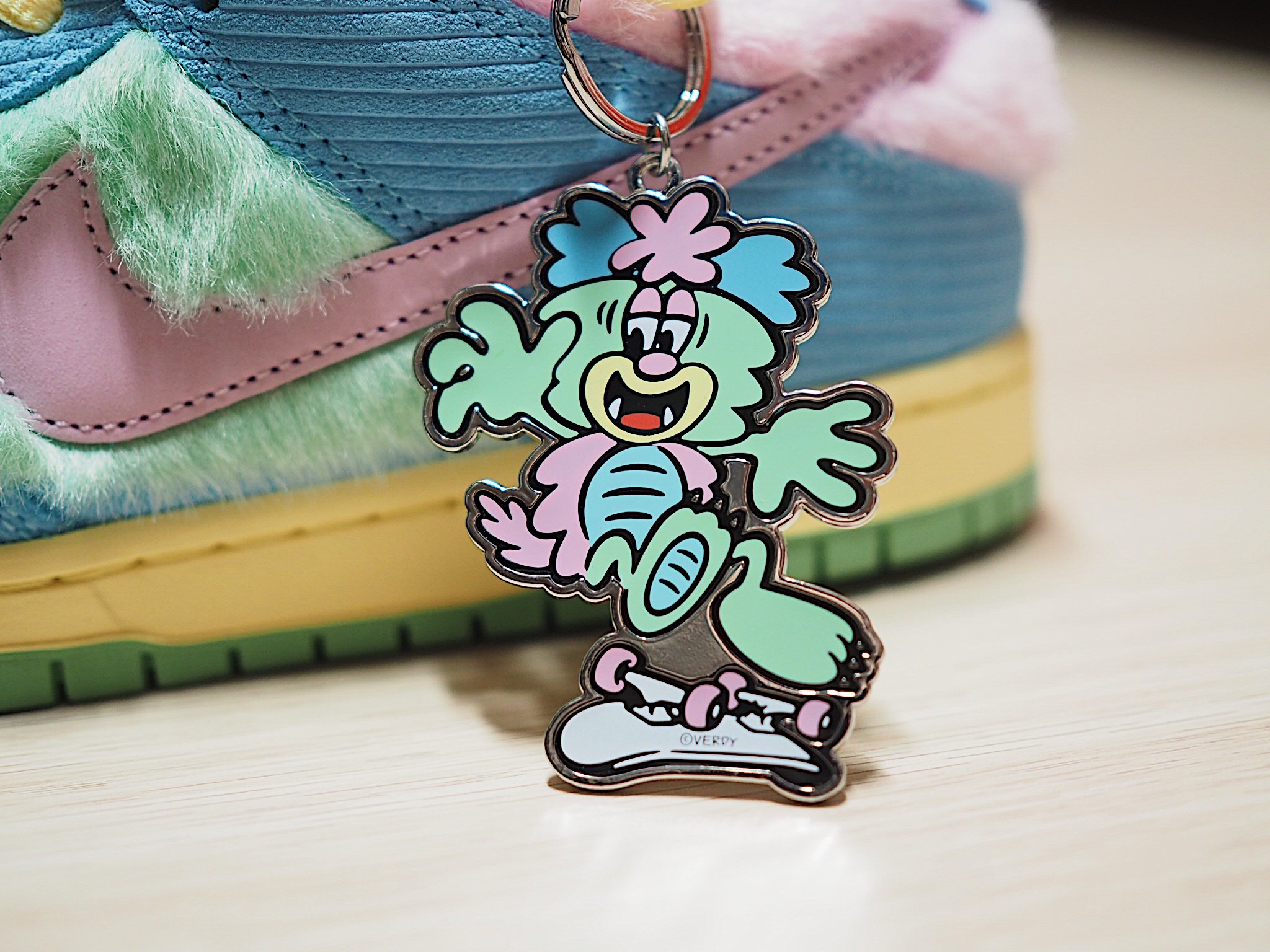 Nike x Verdy SB Dunk Low Pro Blue Gaze and Enamel Green 착용 스타일 - 3