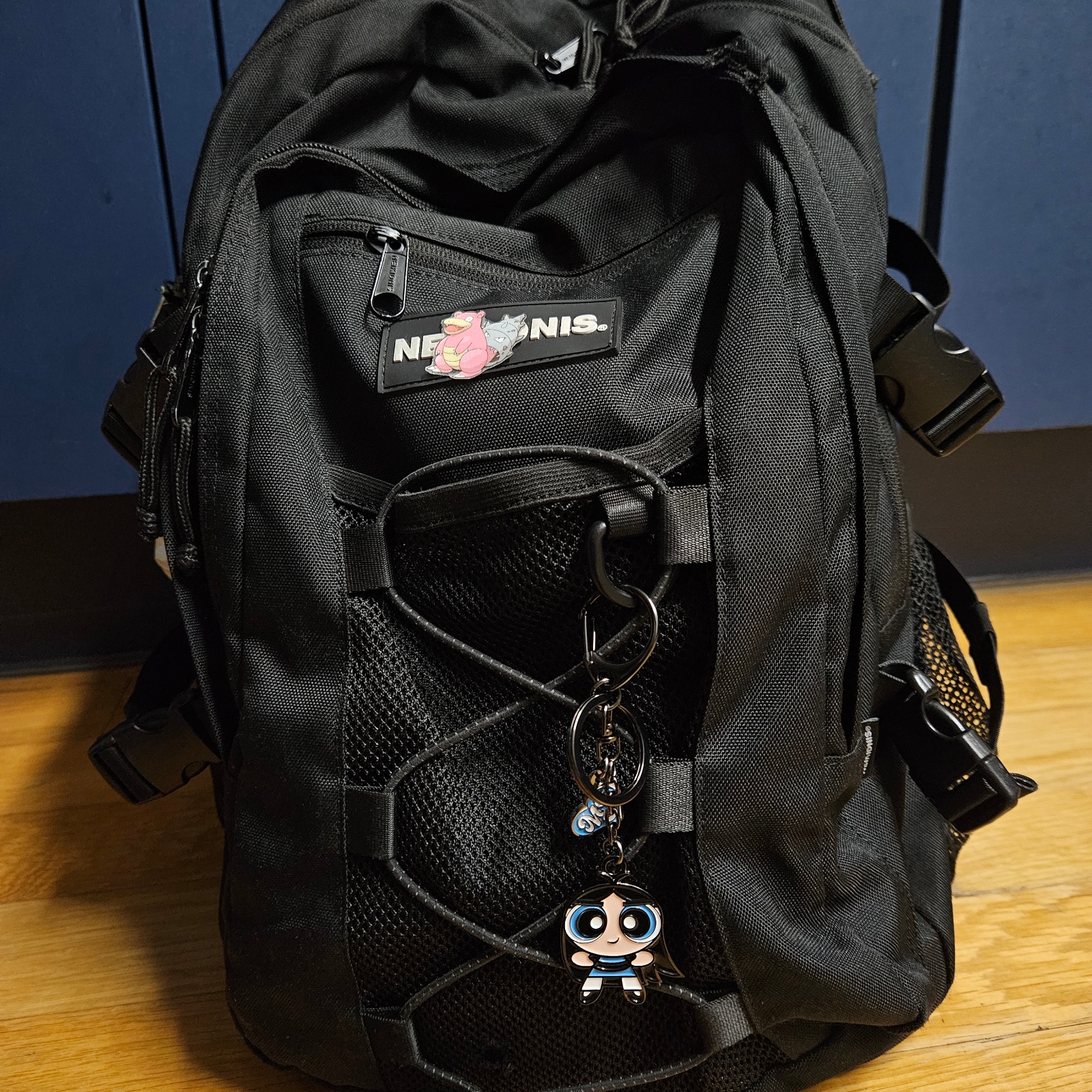 NewJeans x The Powerpuff Girls Metal Keyring Minji 착용 스타일 - 1