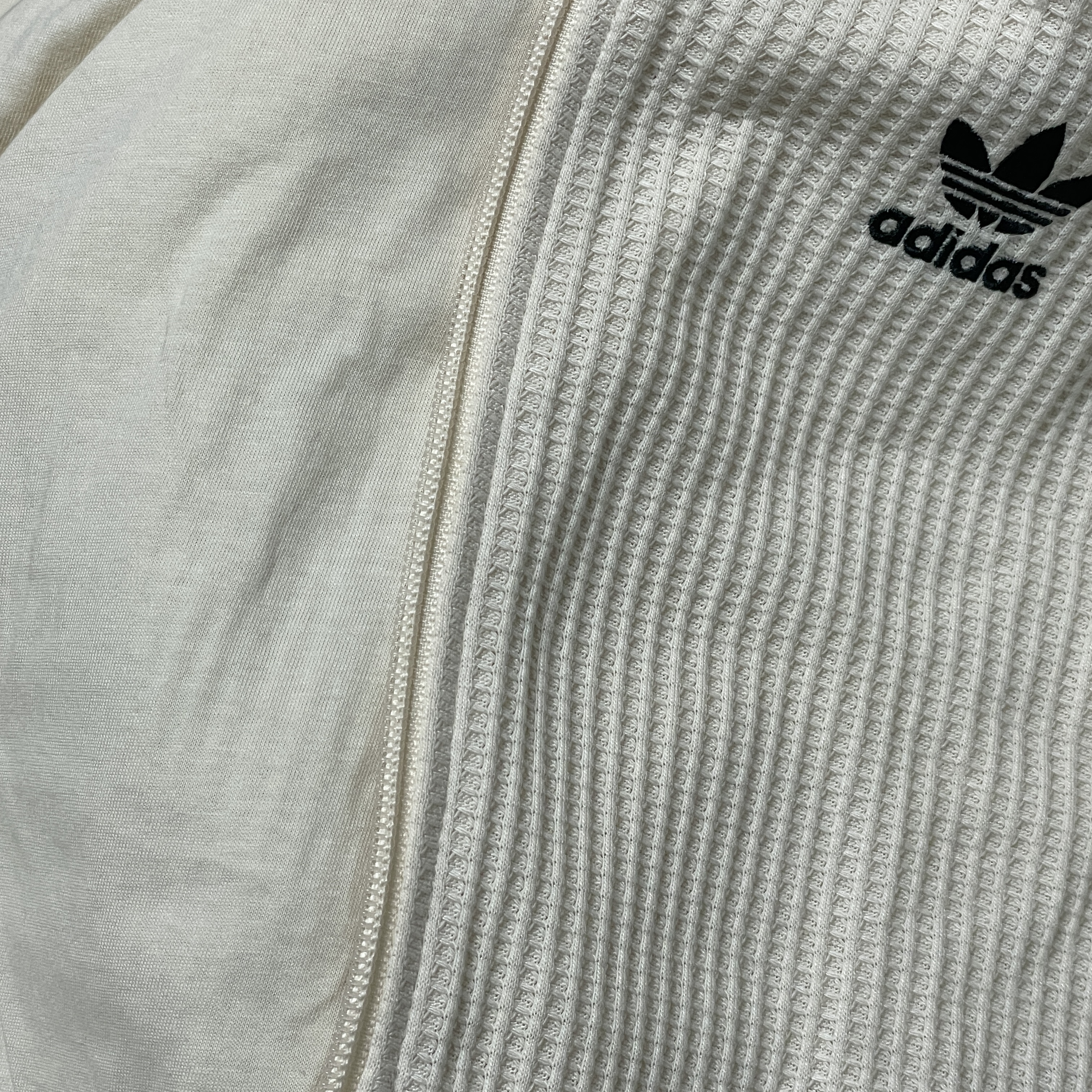 Adidas Waffle Beckenbauer Track Top Wonder White - KR Sizing 착용 스타일 - 5