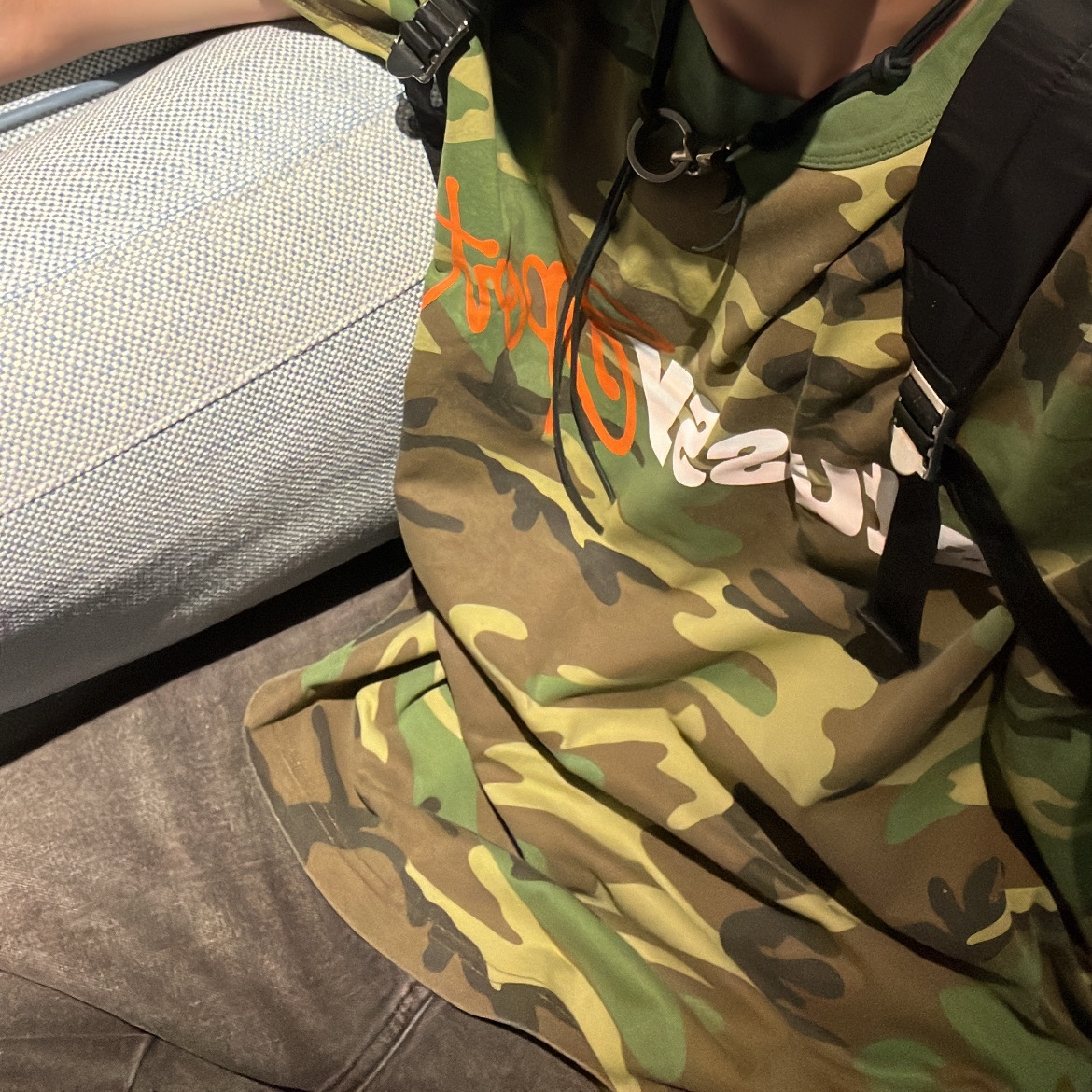 Stussy Sport Script T-Shirt Camo, Keen Shanti Black Dawn Blue 착용 스타일 - 3