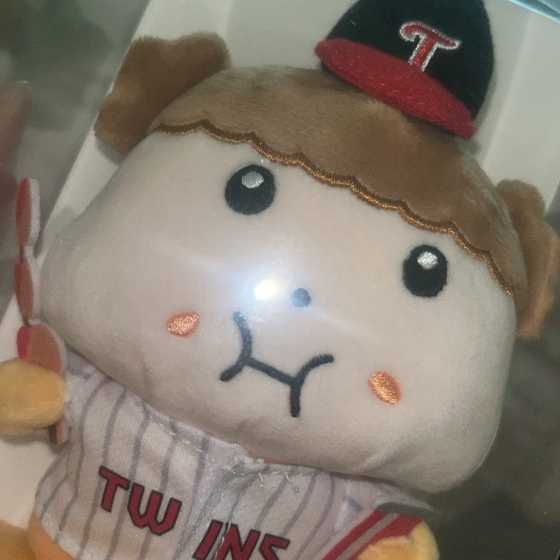 [즉시배송] LG TWINS x Maru is a Puppy Plush Keyring (Foodie Maru) 착용 스타일