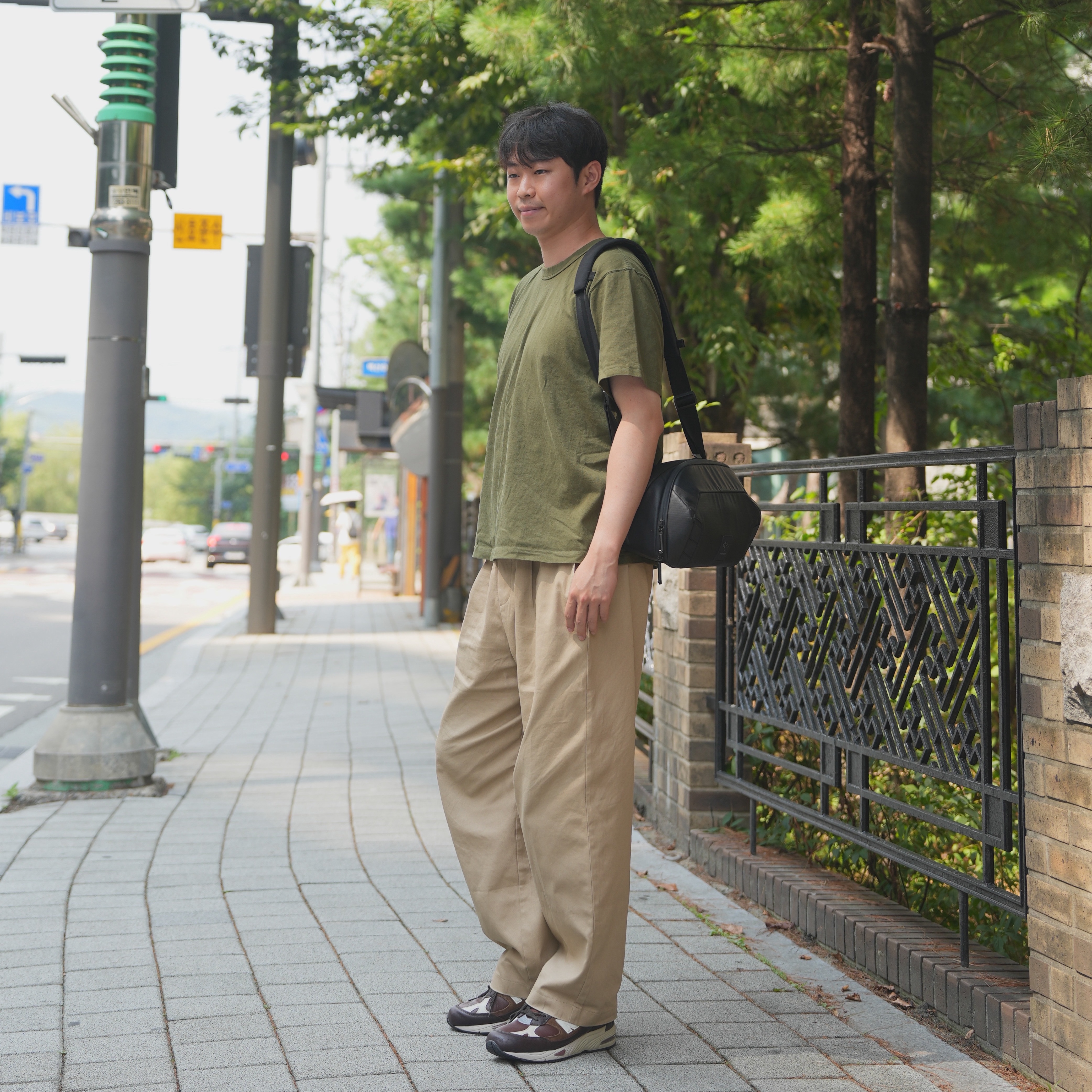 New Balance 991 Made in UK Earth French Roast 착용 스타일