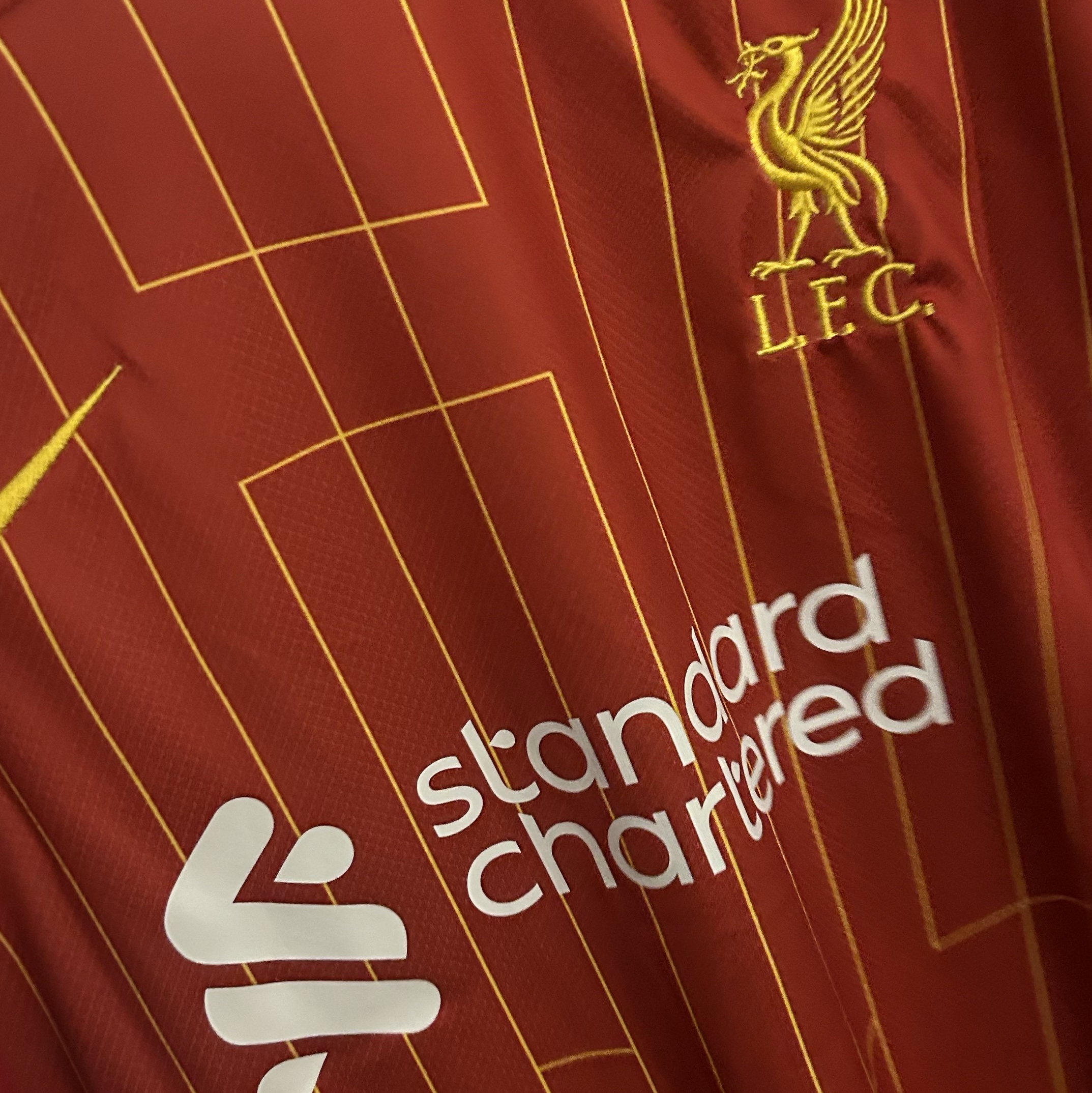 Nike Liverpool FC 2024/25 ADV Match Home Dri-Fit Jersey Gym Red White Chrome Yellow (Non Marking Ver.) 착용 스타일 - 1