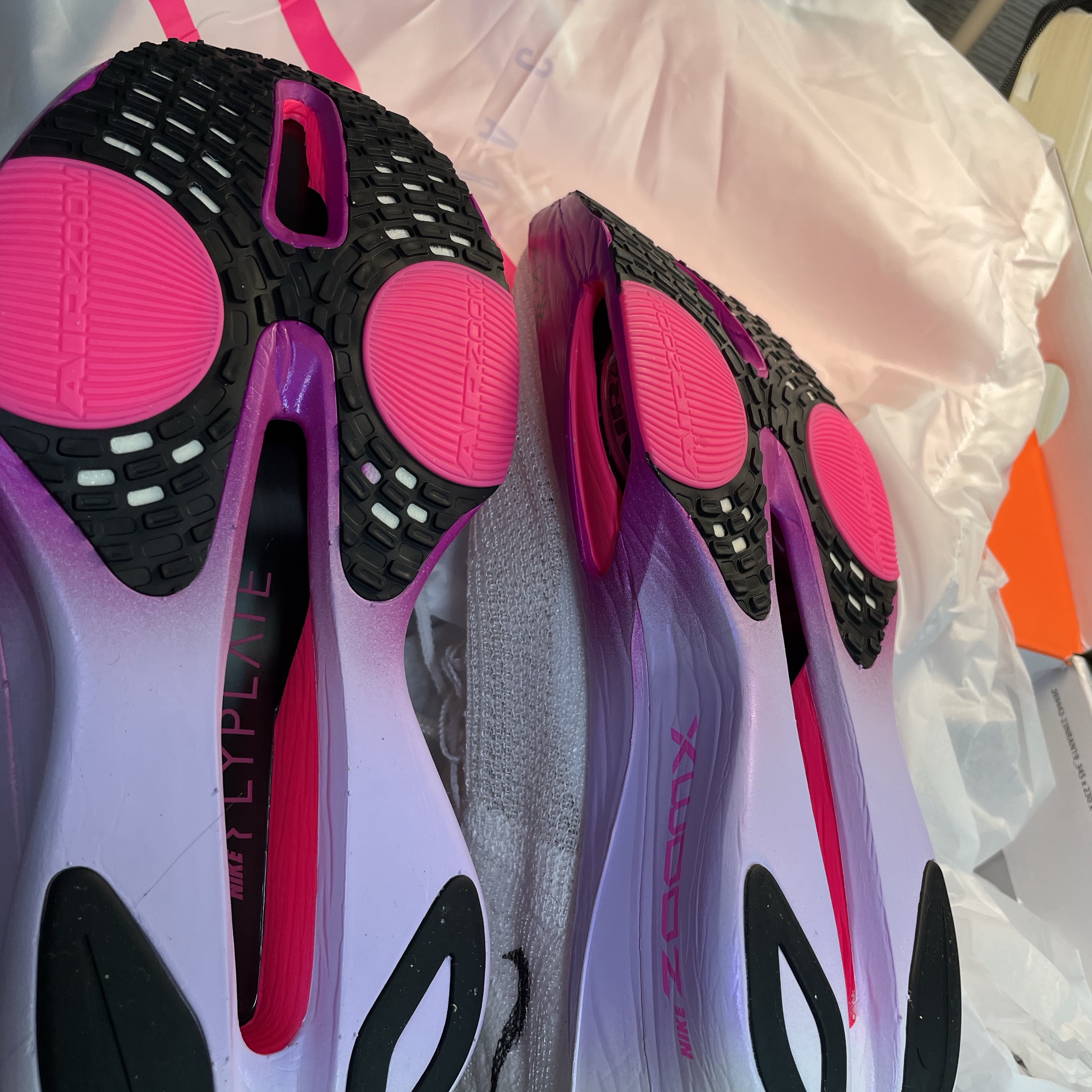 Nike Air Zoom Alphafly Next% 3 Hyper Pink 착용 스타일 - 6