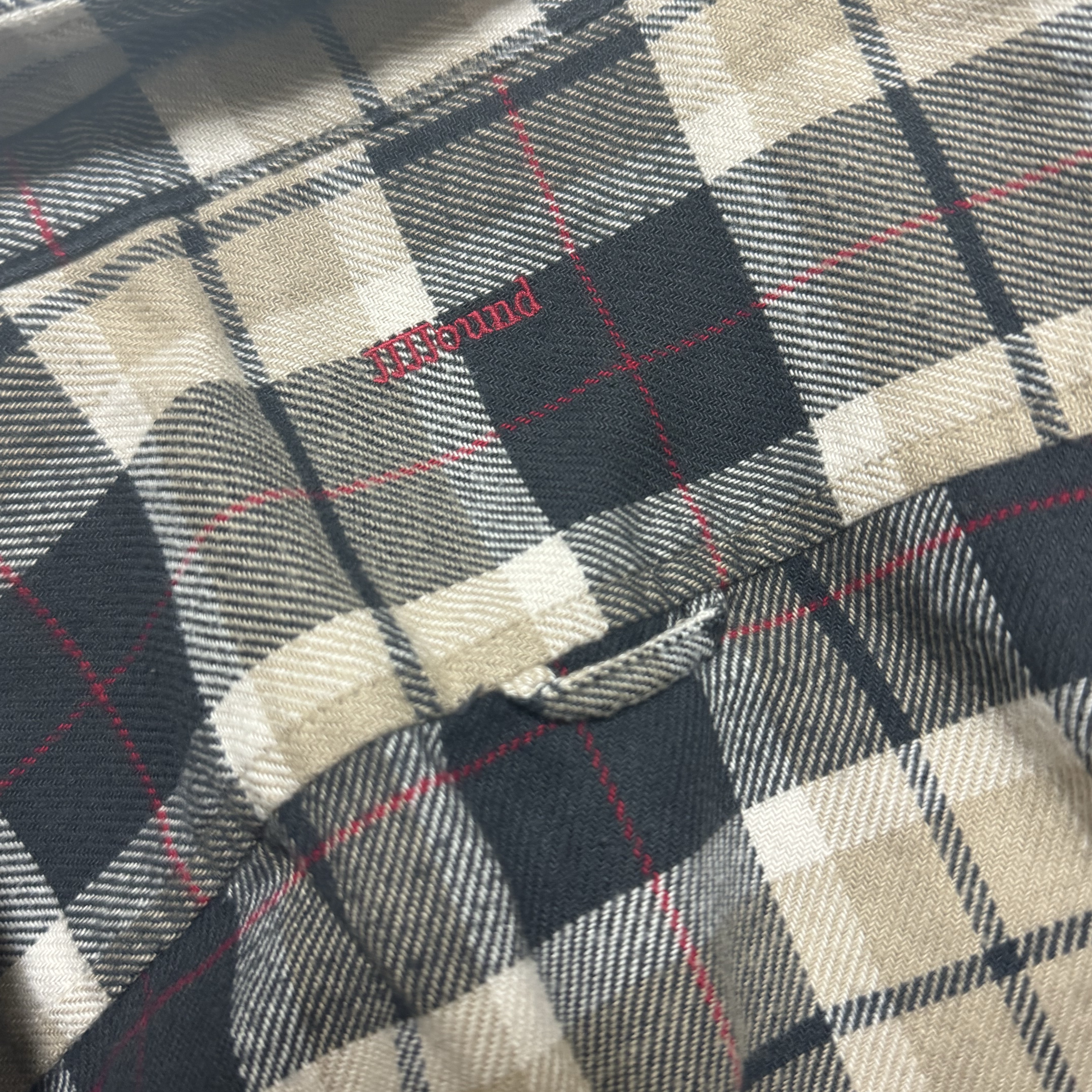 Levi's x JJJJound Check Shirt Black 착용 스타일 - 2