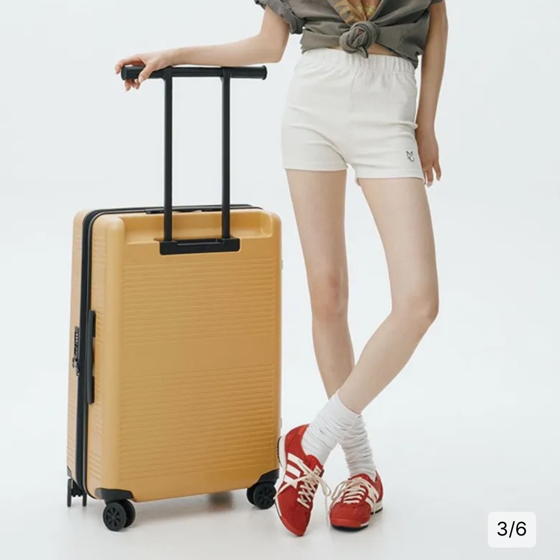 (W) Adidas SL 72 OG Better Scarlet Cream White 착용 스타일 - 1