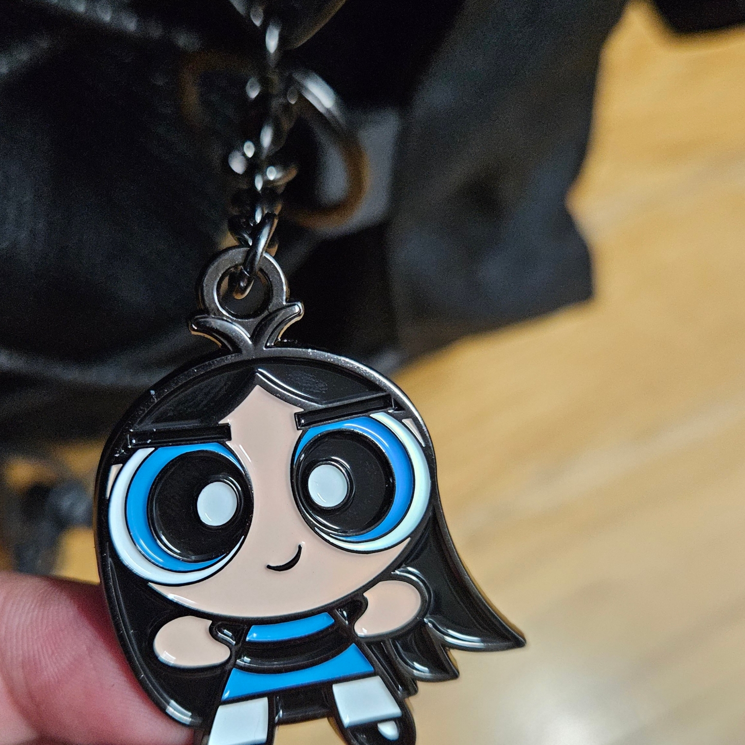NewJeans x The Powerpuff Girls Metal Keyring Minji 착용 스타일 - 2