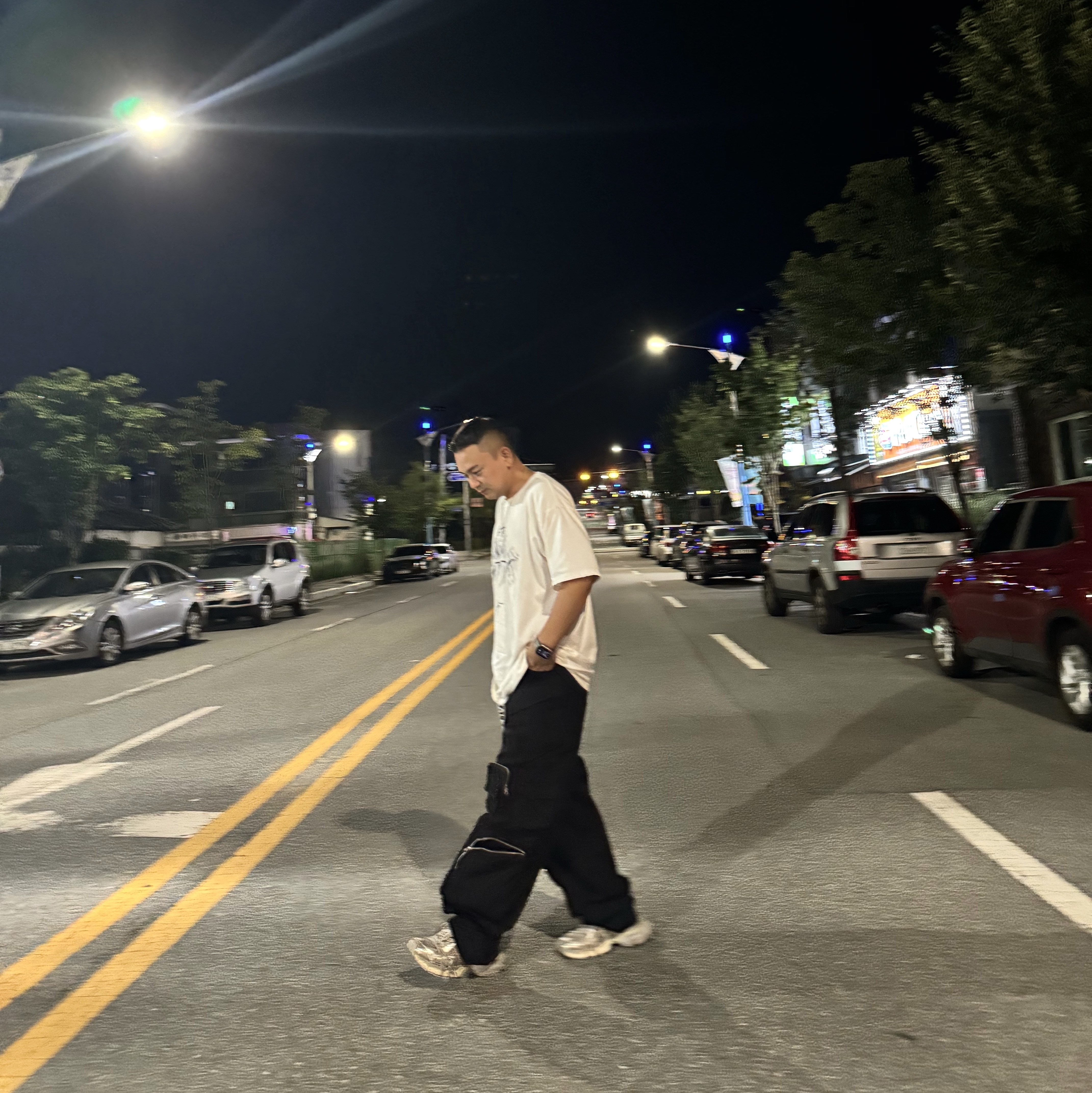 [KREAM 단독] Nonnod Mechanic Pants Black, Balenciaga 3XL Sneakers Beige 착용 스타일